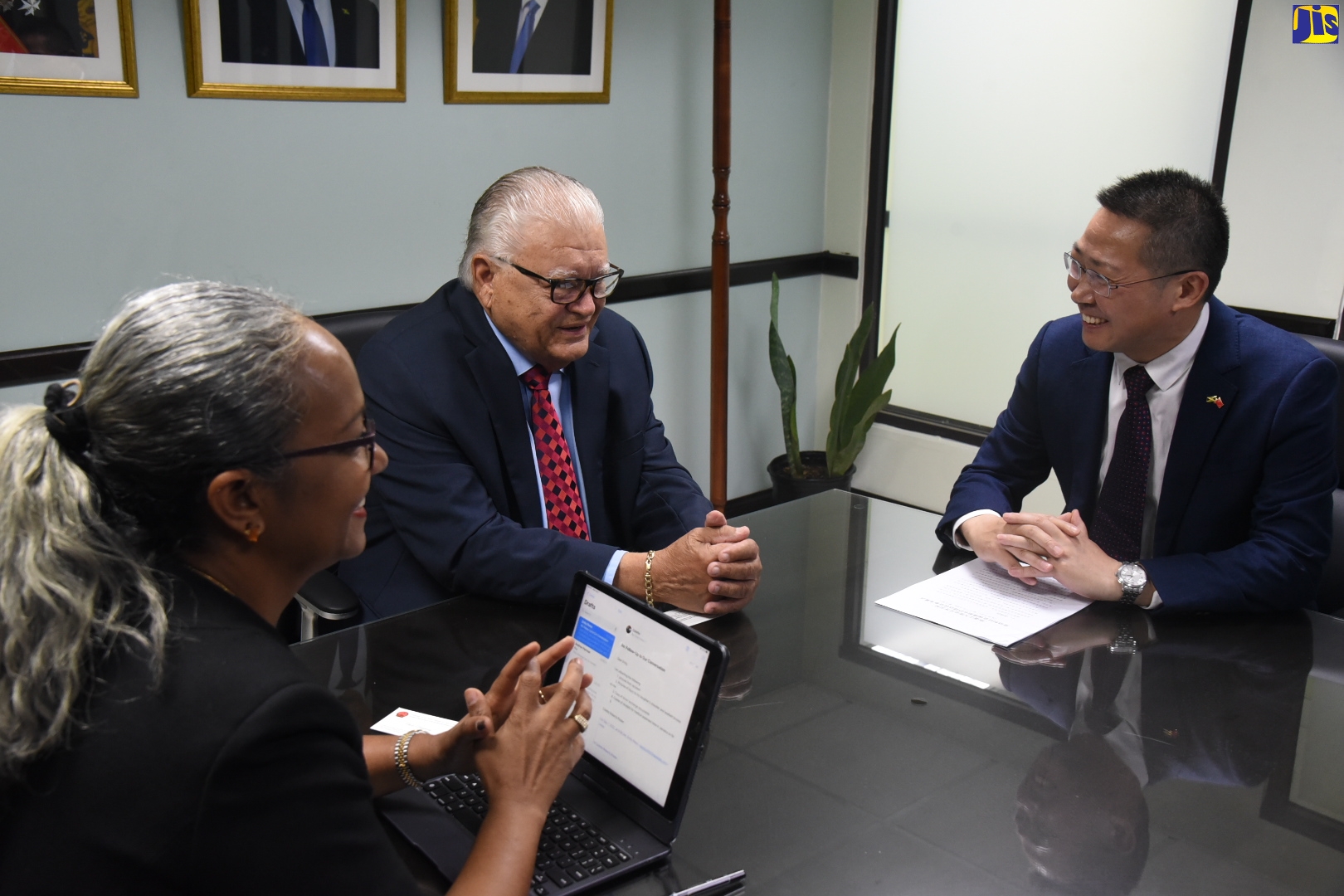 PHOTOS: Karl Samuda Meets Chinese Ambassador