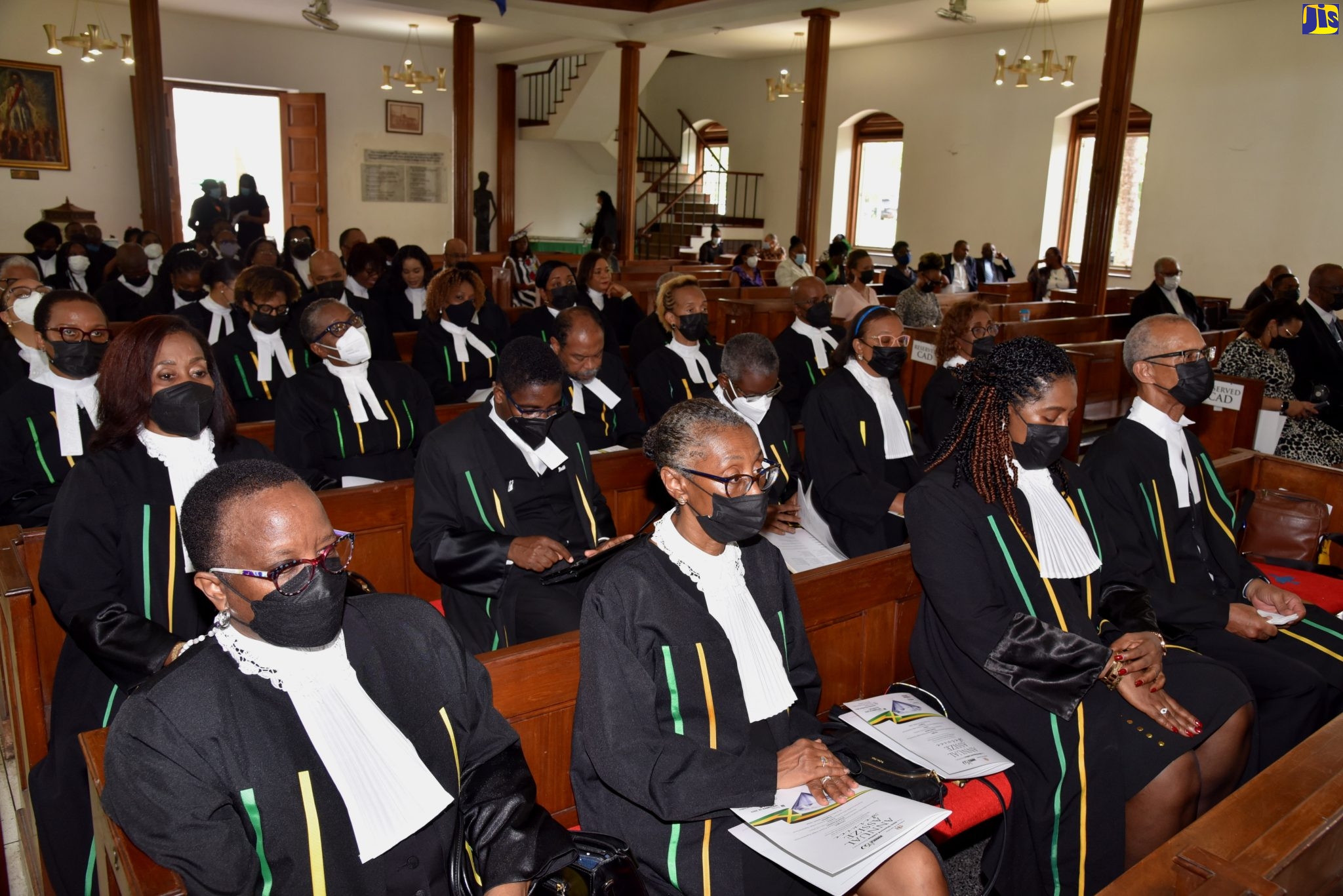 Members of the judiciary participate in the annual Assize Church Service to mark the opening session of the Michaelmas Term of the Home Circuit Court at the University of the West Indies Chapel, Mona, St. Andrew on Sunday, September 18.