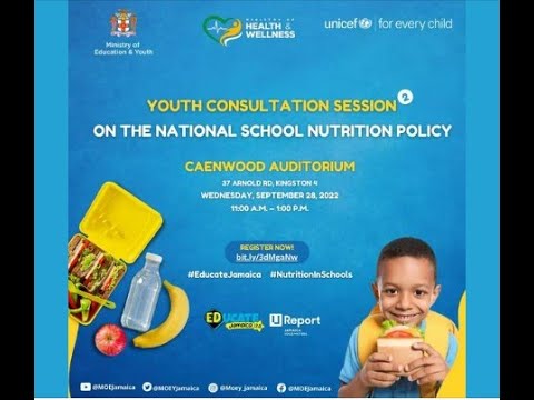 Ministry of Education and Youth National School Nutrition Policy Consultation Session