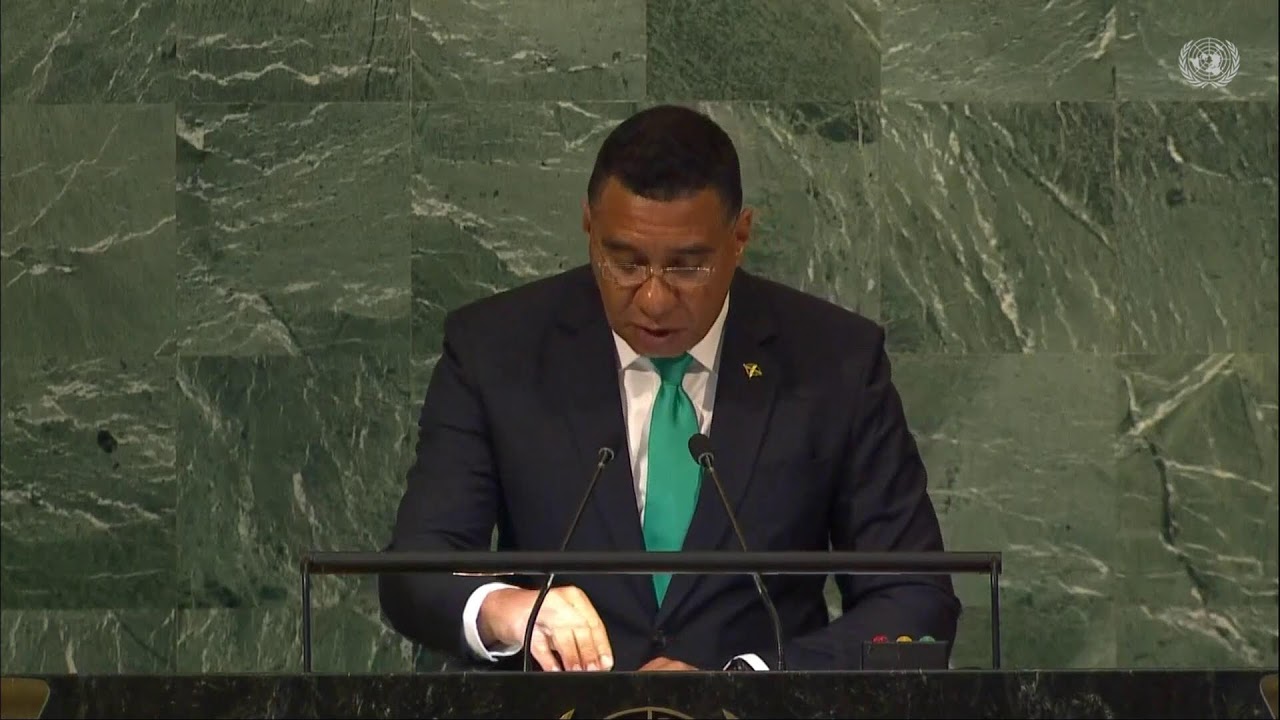 JISTV | Prime Minister Andrew Holness address to the 77th United Nations General Assembly