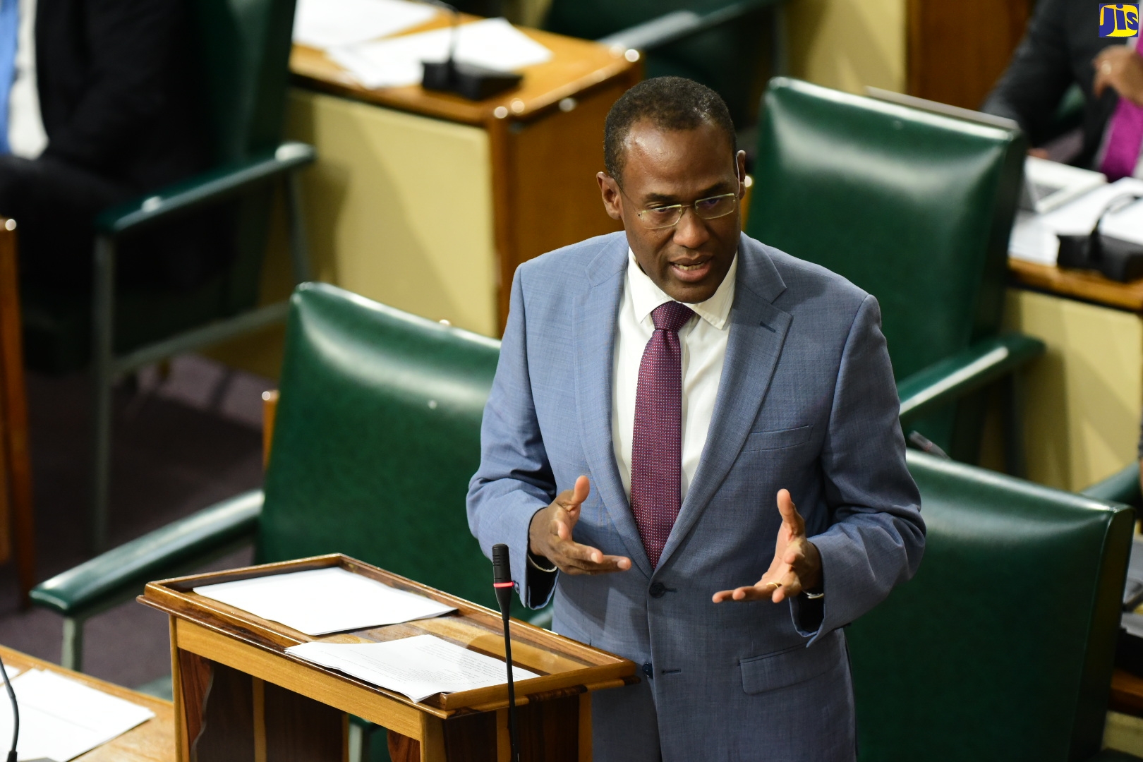 Minister of Finance and the Public Service, Dr. the Hon. Nigel Clarke, addressing the House of Representatives on October 4 where he provided an update on the report and recommendations of the Joint Select Committee (JSC) on the Customs Act, 2020.