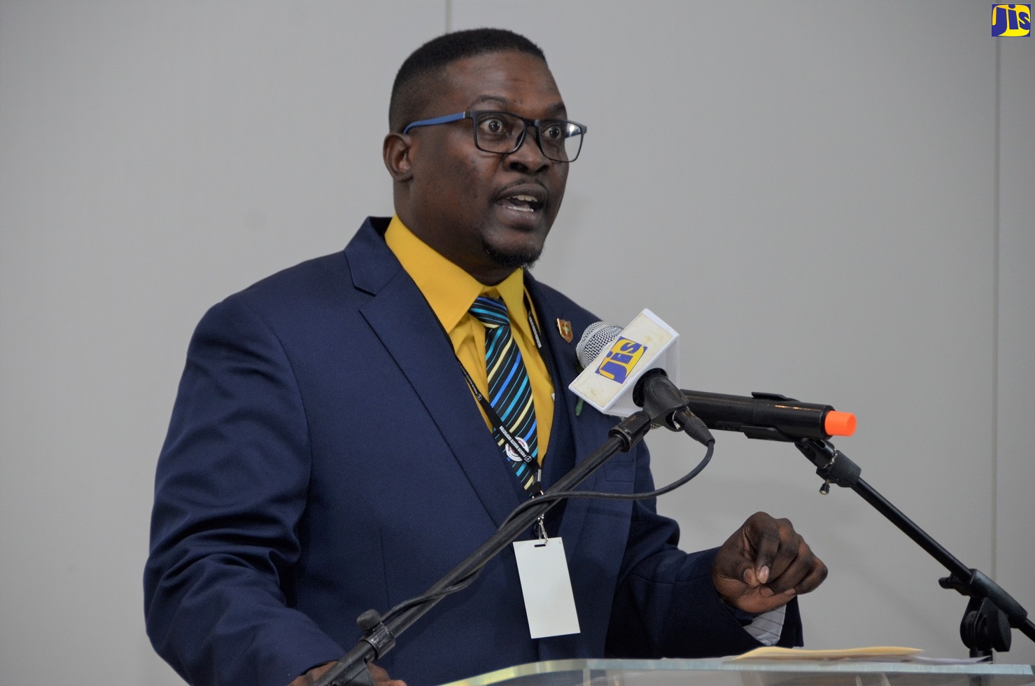 President of the Jamaica Association of Public Health Inspectors (JAPHI), Michael Myles, addresses the association’s 76th annual educational conference held at the Ocean Coral Spring Resort in Trelawny on October 25.