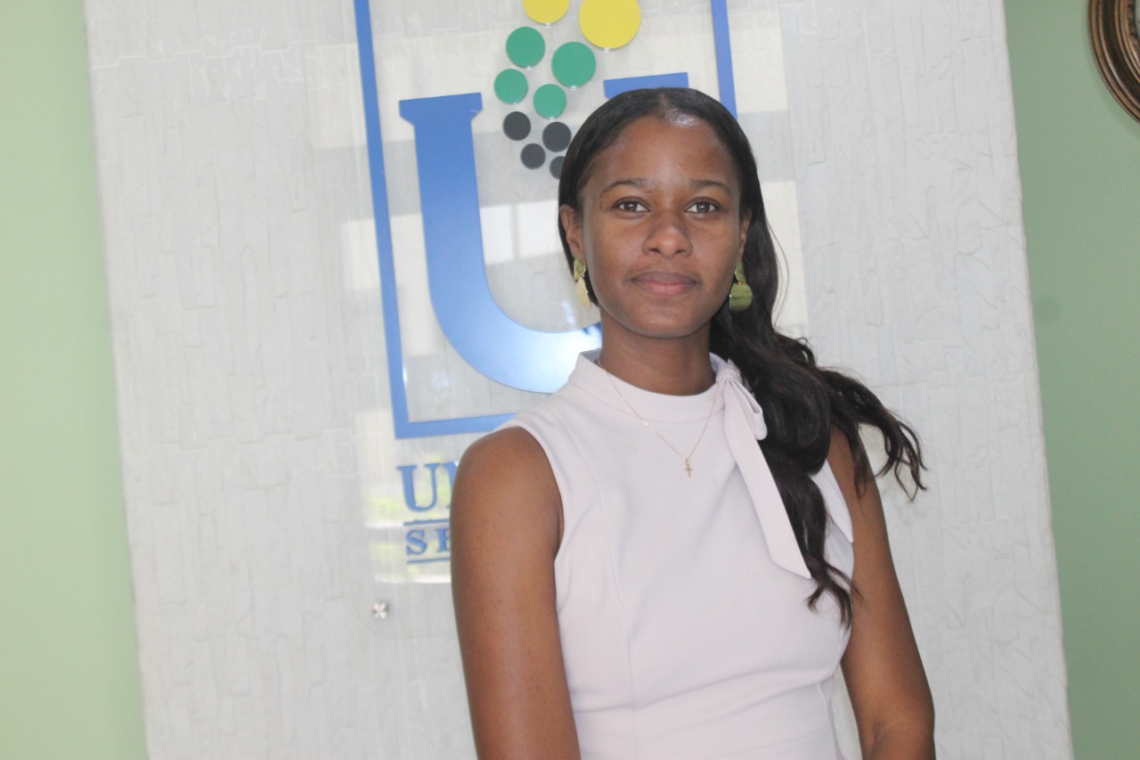 Marketing and Public Relations Manager at the Universal Service Fund (USF), Okema Hamilton.