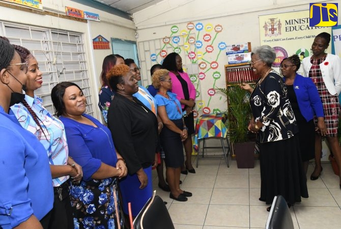 PHOTOS: Jamaica Character Education Task Force Member Visits Rousseau ...