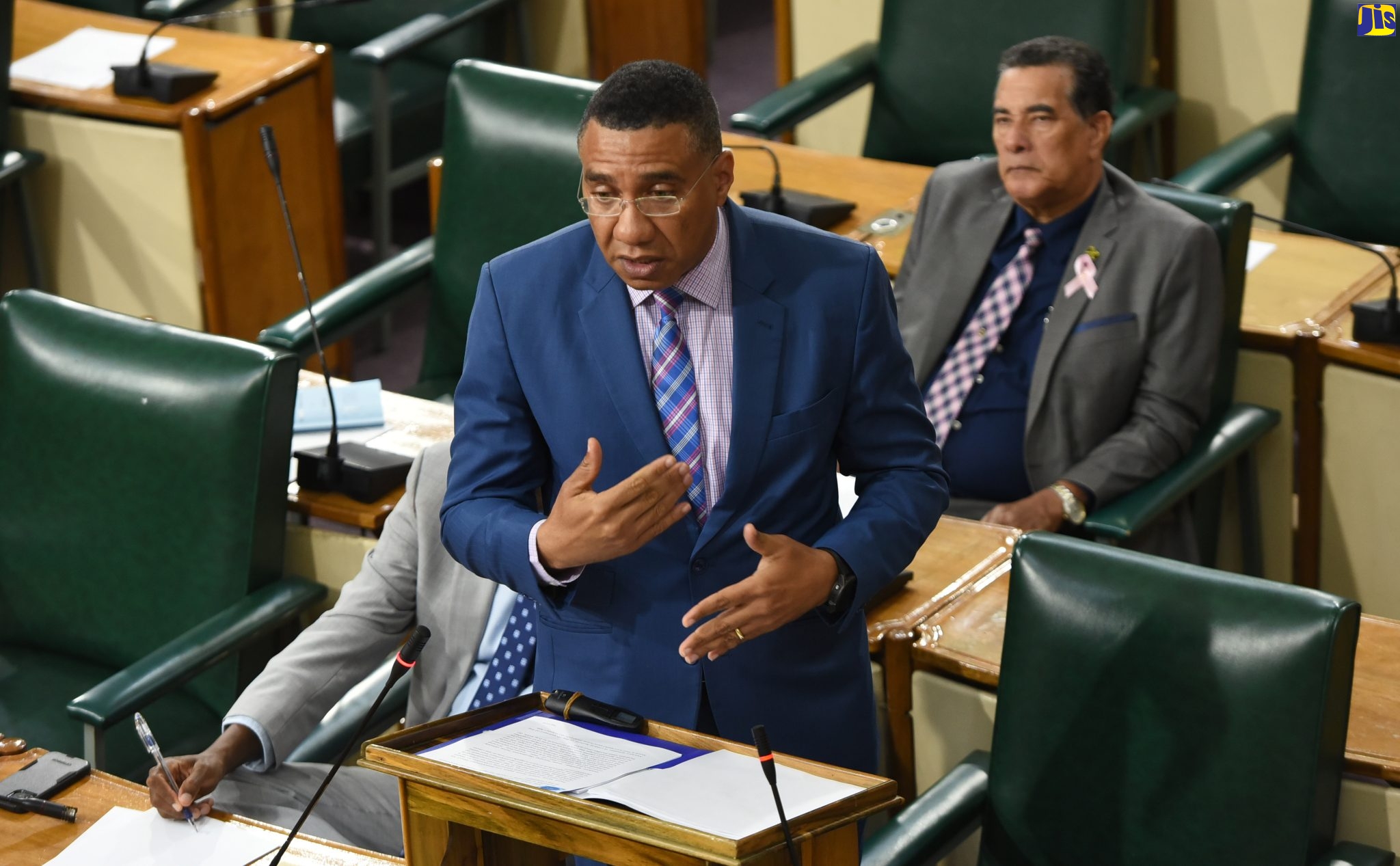 Prime Minister, the Most Hon. Andrew Holness, speaking in the House of Representatives on October 5.