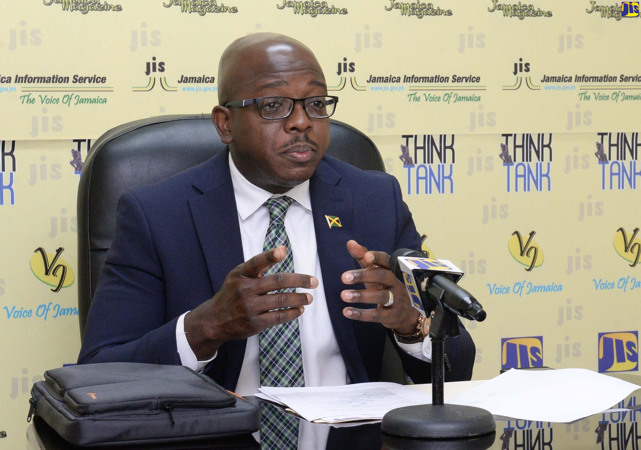 Agriculture and Fisheries Minister, the Hon. Pearnel Charles Jr. 