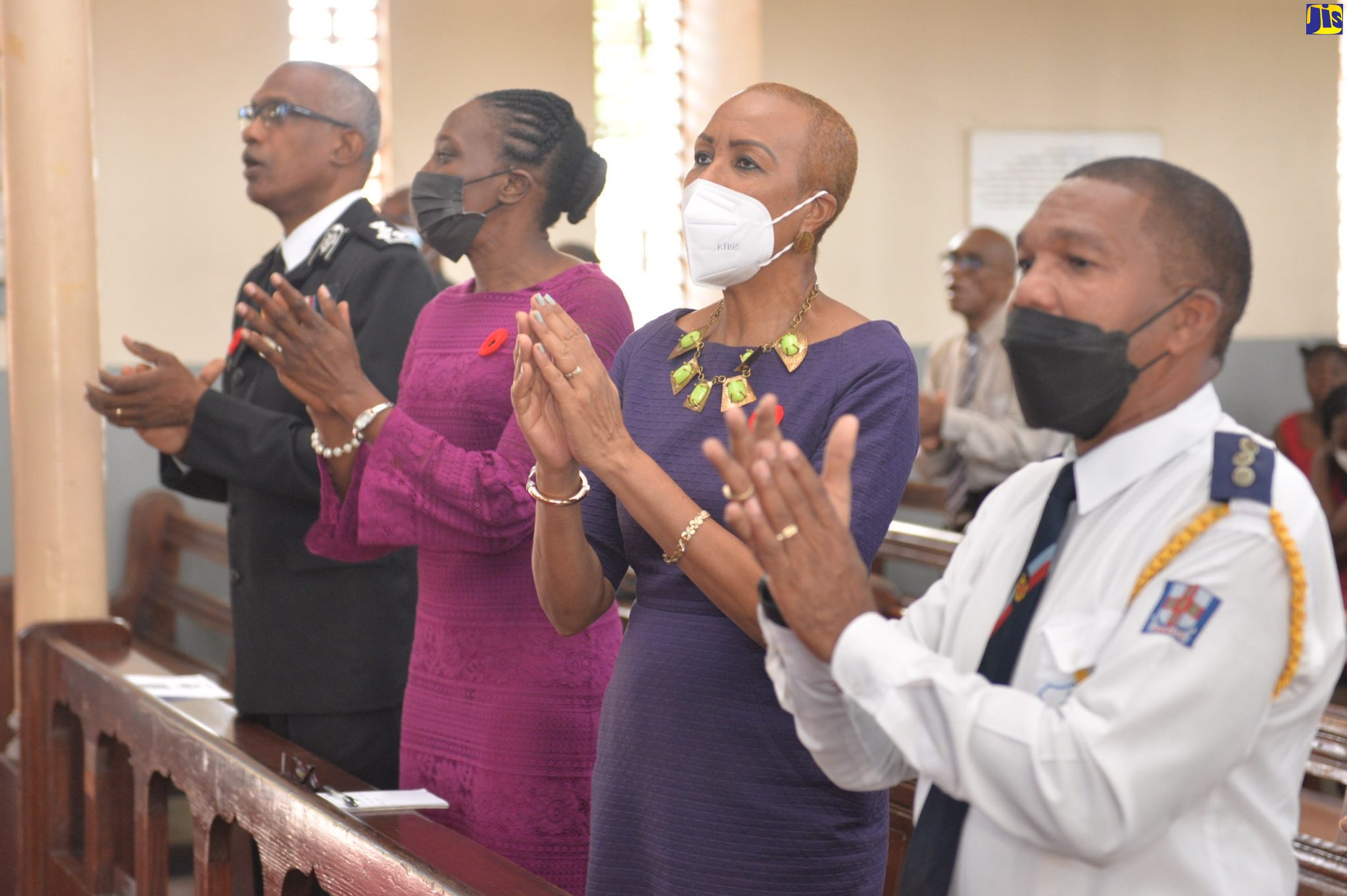 PHOTOS: Minister Fayval Williams Attends Boys’ Brigade Founder’s Day Church Service