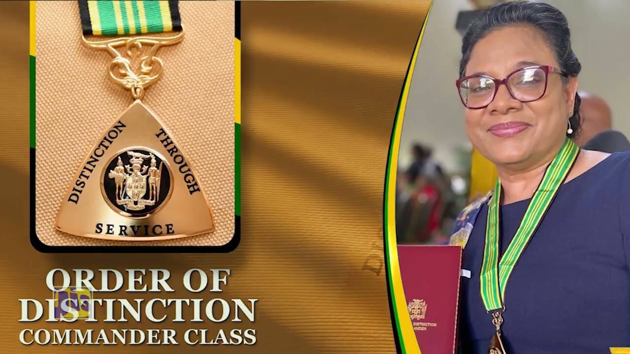 Dr.Jacquiline Bisasor-McKenzie Order of Distinction in the rank of Commander Classs