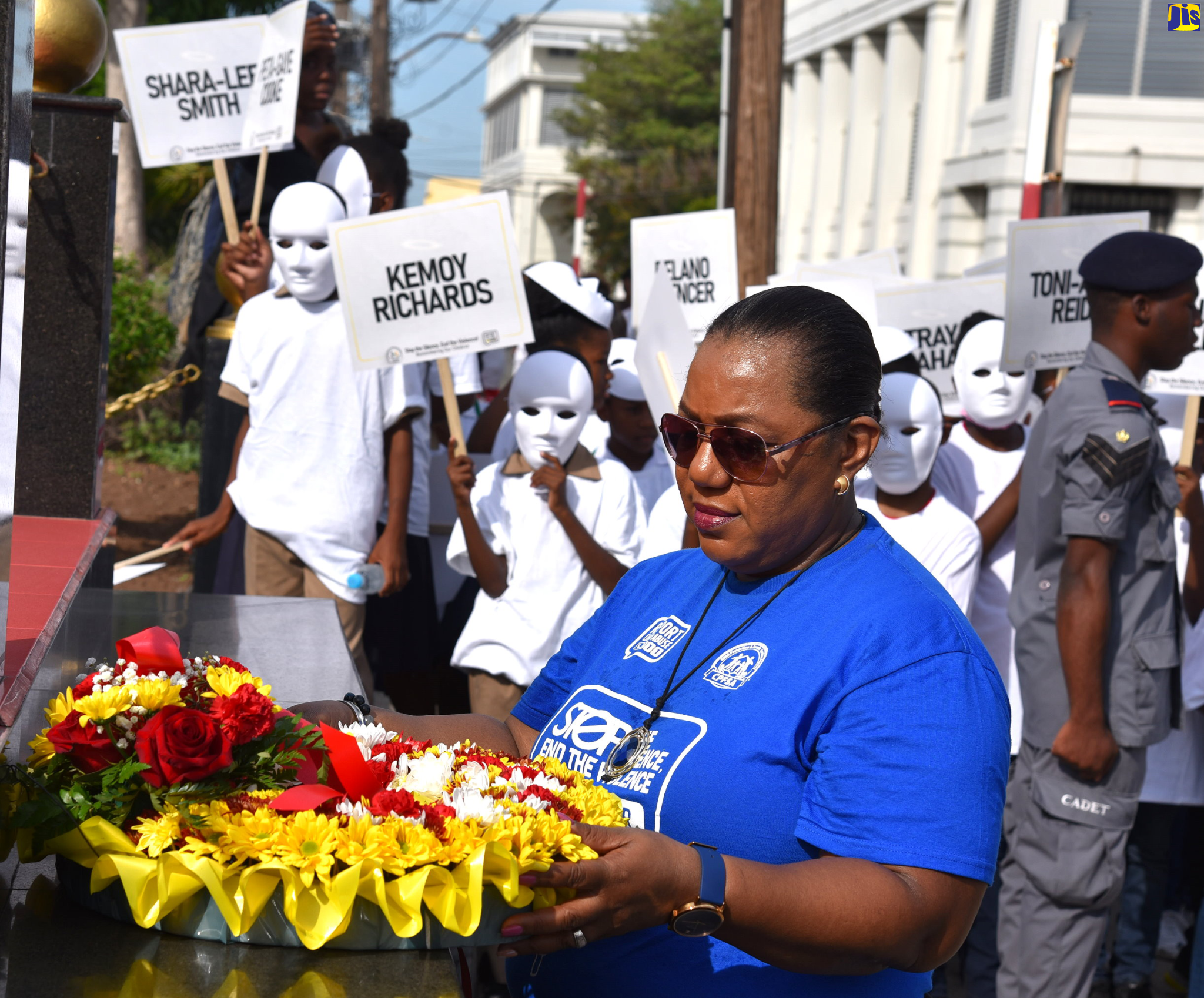 Students March Against Child Abuse