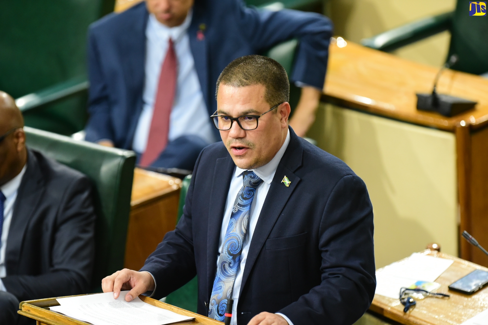 Minister without Portfolio in the Ministry of Economic Growth and Job Creation, Senator the Hon. Matthew Samuda, making his contribution to the State of the Nation Debate in the Senate on December 2.