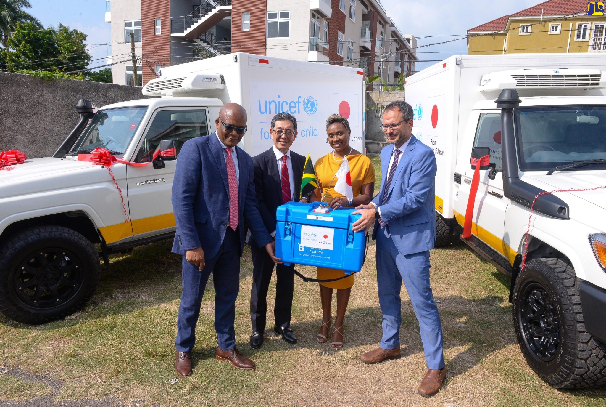 Jamaica Gets Vaccine Cold Chain Equipment Valued at US$1.2 Million from Japan