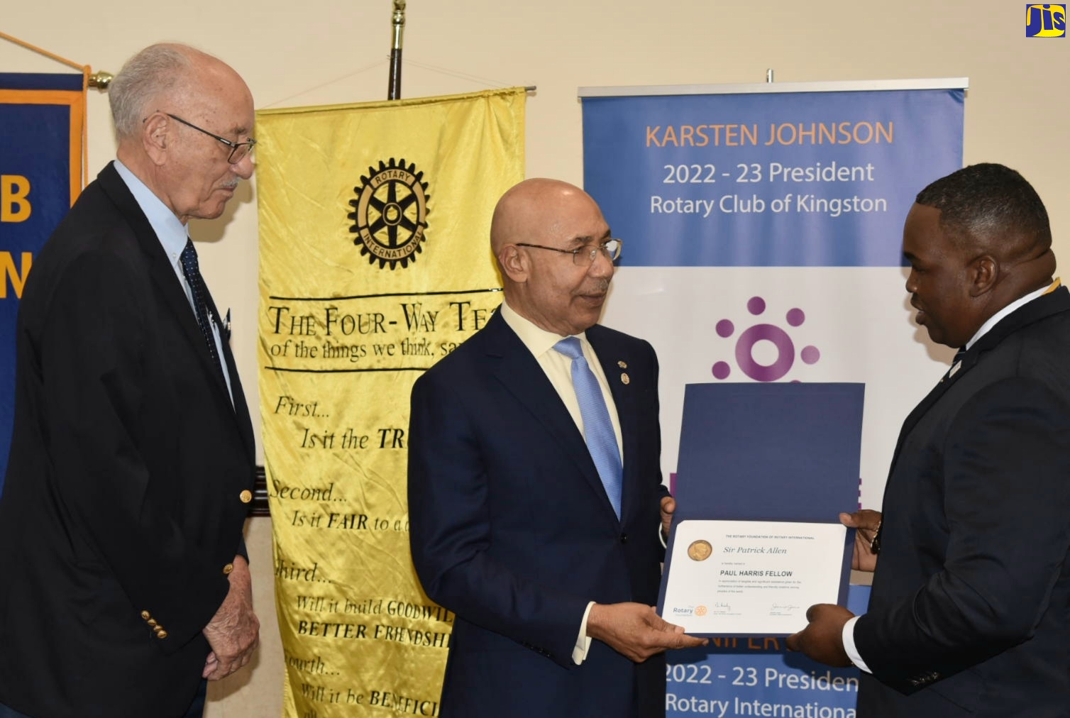 G-G Gets Rotary International’s Paul Harris Fellowship