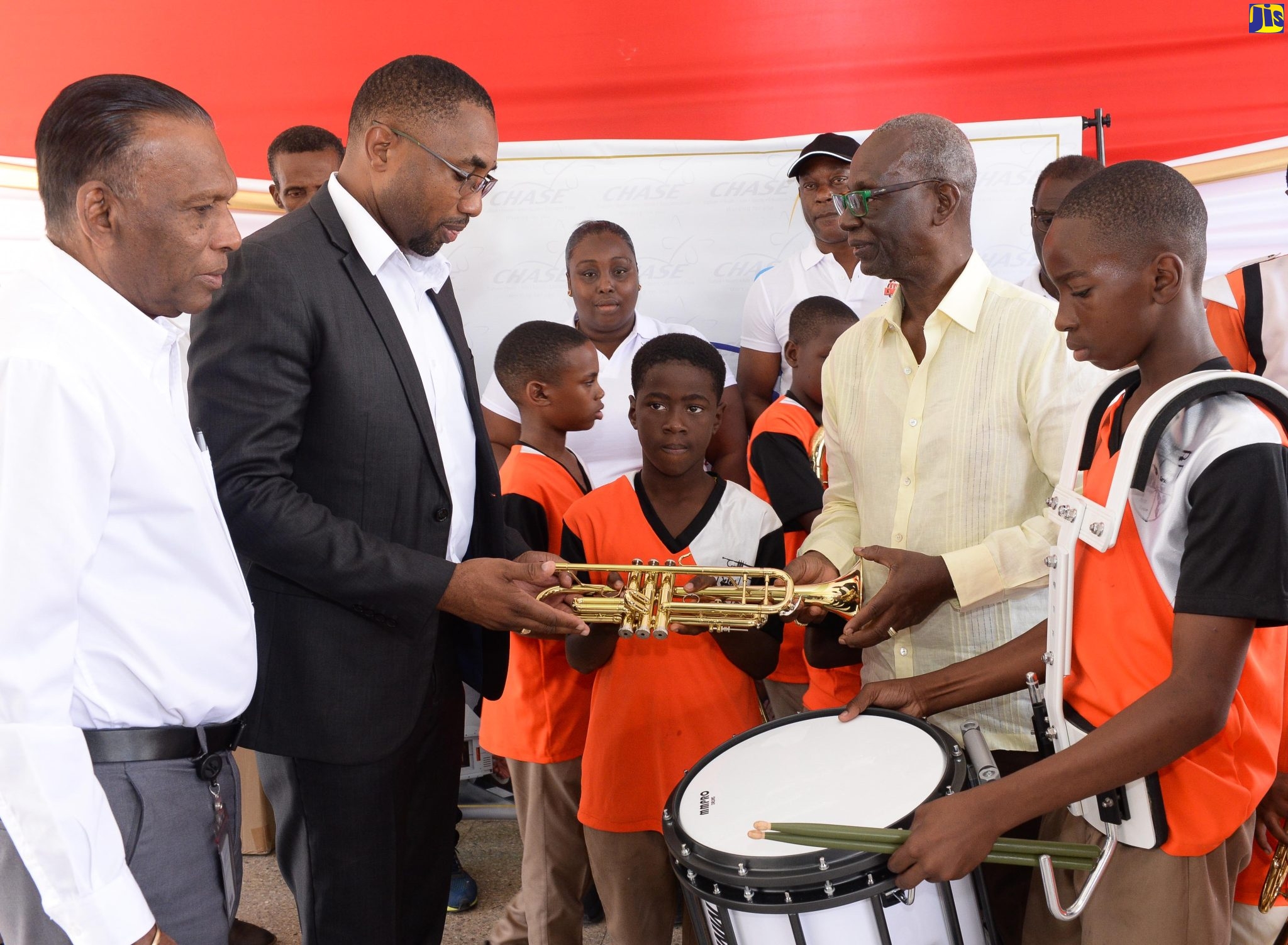 Tivoli Gardens Drum Corps Gets New Musical Instruments