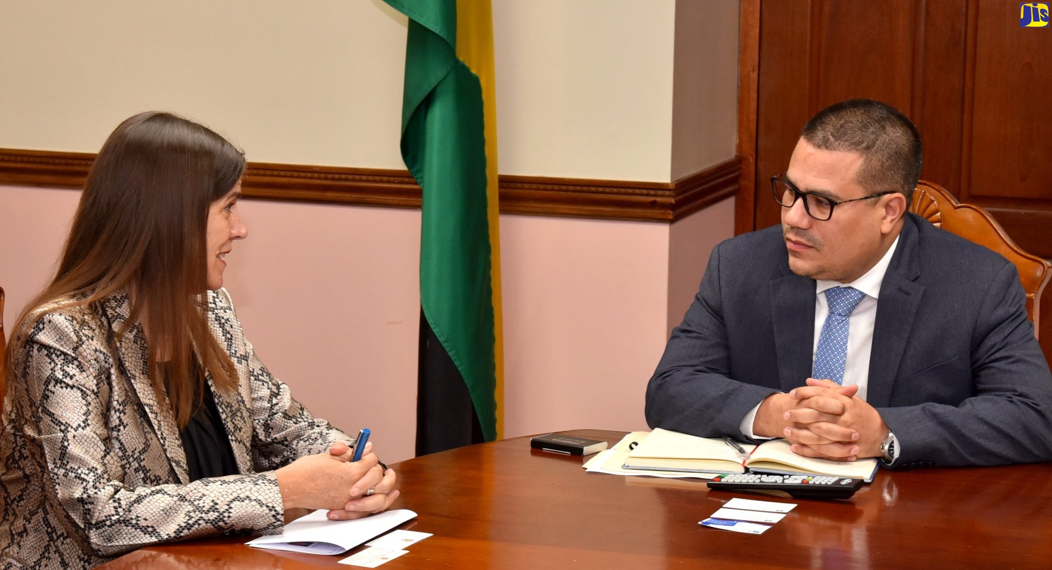 PHOTOS: UNESCO Officials Call on Senator Samuda