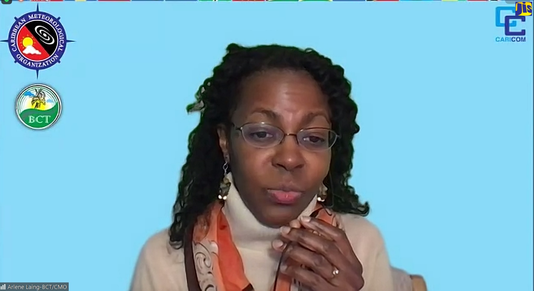 Coordinating Director of the Caribbean Meteorological Organization (CMO), Dr. Arlene Laing, speaks at the World Meteorological Organization (WMO) Regional Conference (Regional Association IV), at The Jamaica Pegasus hotel in Kingston, on February 8.