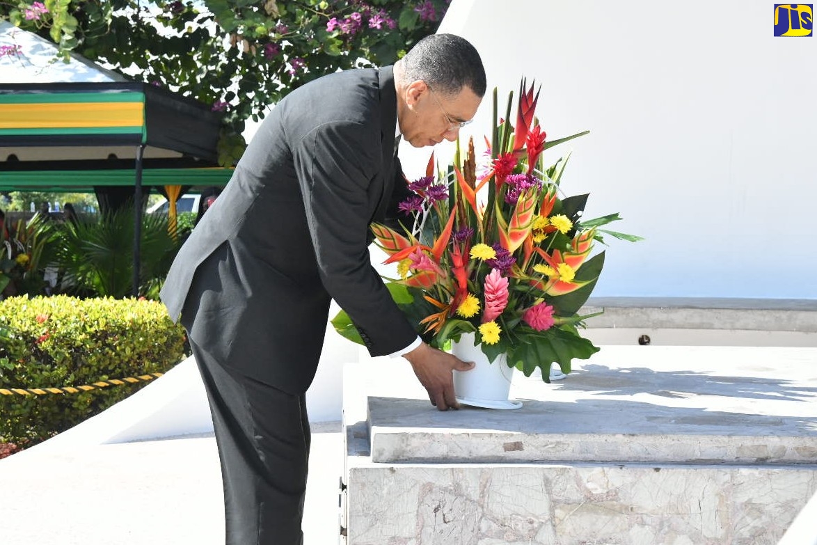 PHOTOS: Floral Tribute for Sir Alexander Bustamante