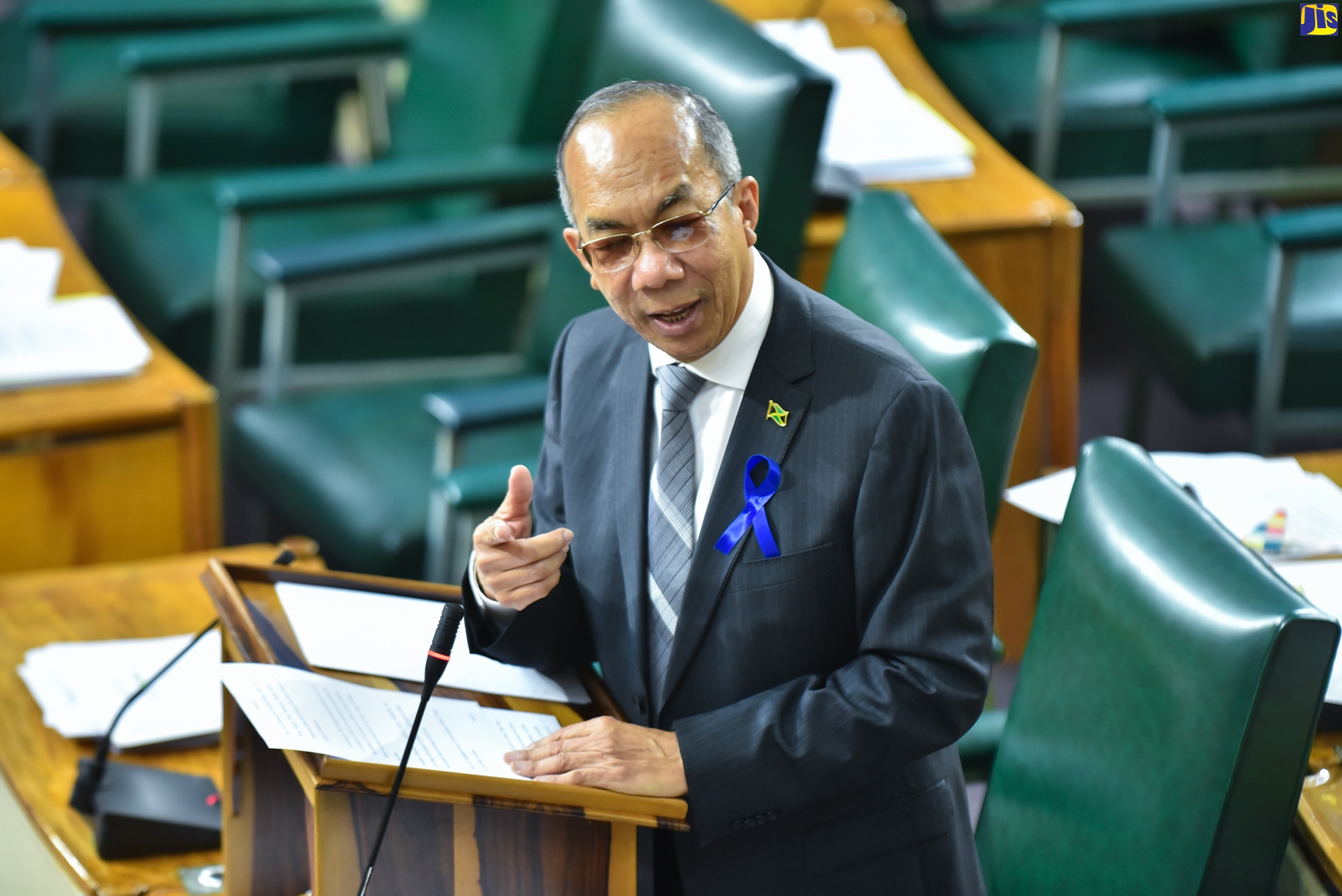 Deputy Prime Minister and Minister of National Security, Hon. Dr. Horace Chang, speaking in the House of Representatives on Tuesday (January 31).