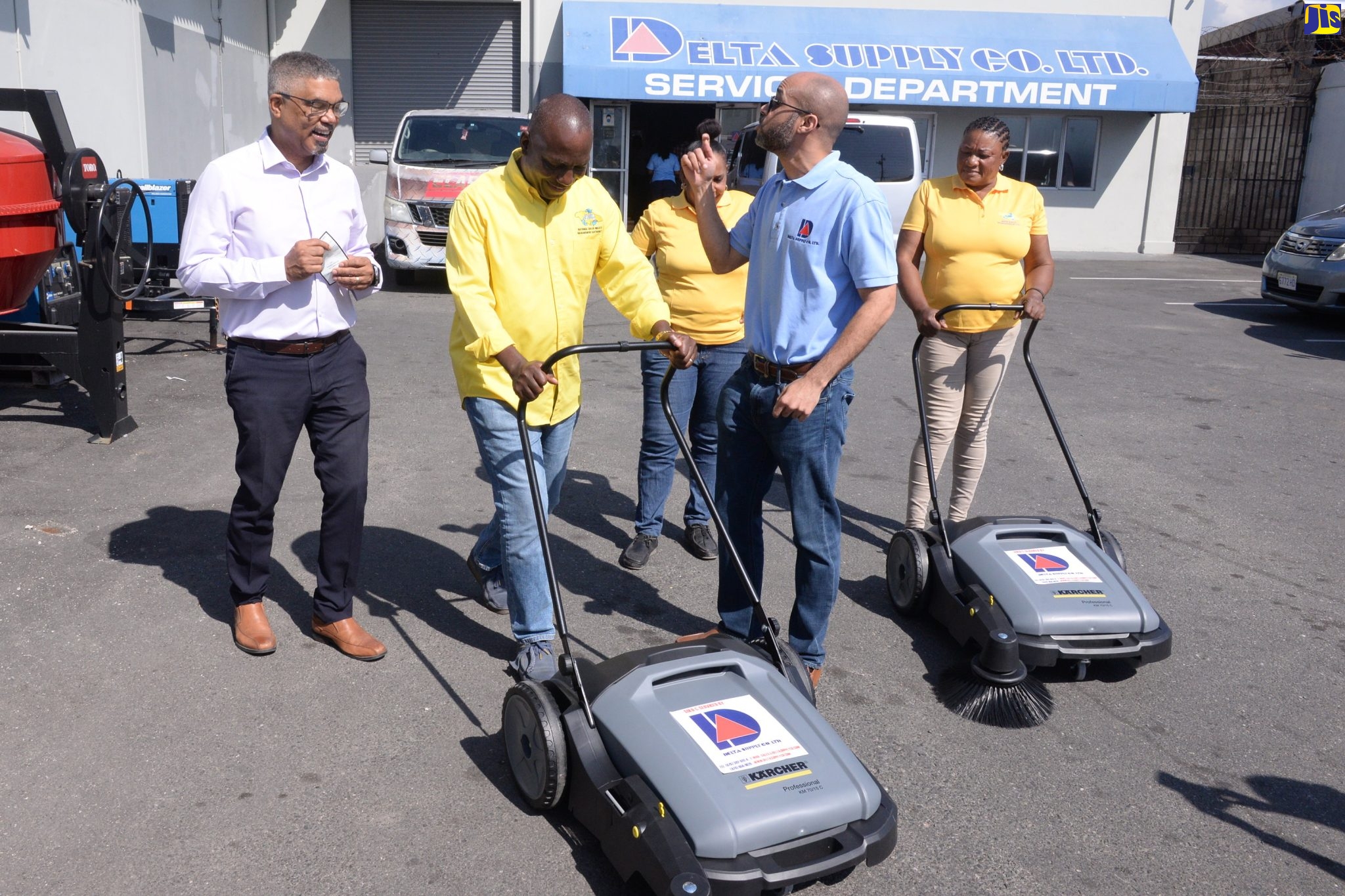 PHOTOS: NSWMA Gets Sweepers for Klean Kingston initiative