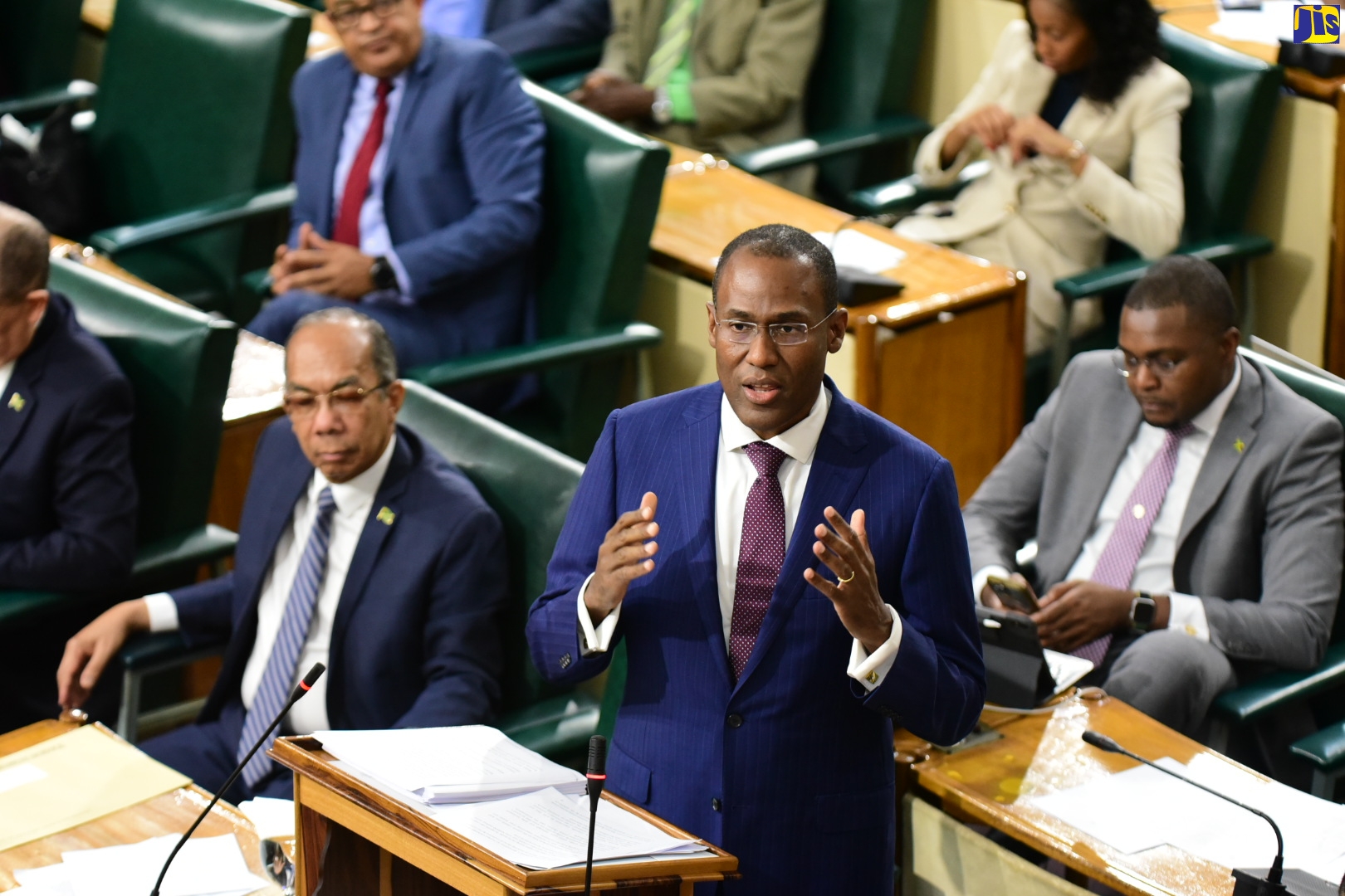 Minister of Finance and the Public Service, Dr. the Hon. Nigel Clarke, opens the 2023/24 Budget Debate in the House of Representatives on March 7.