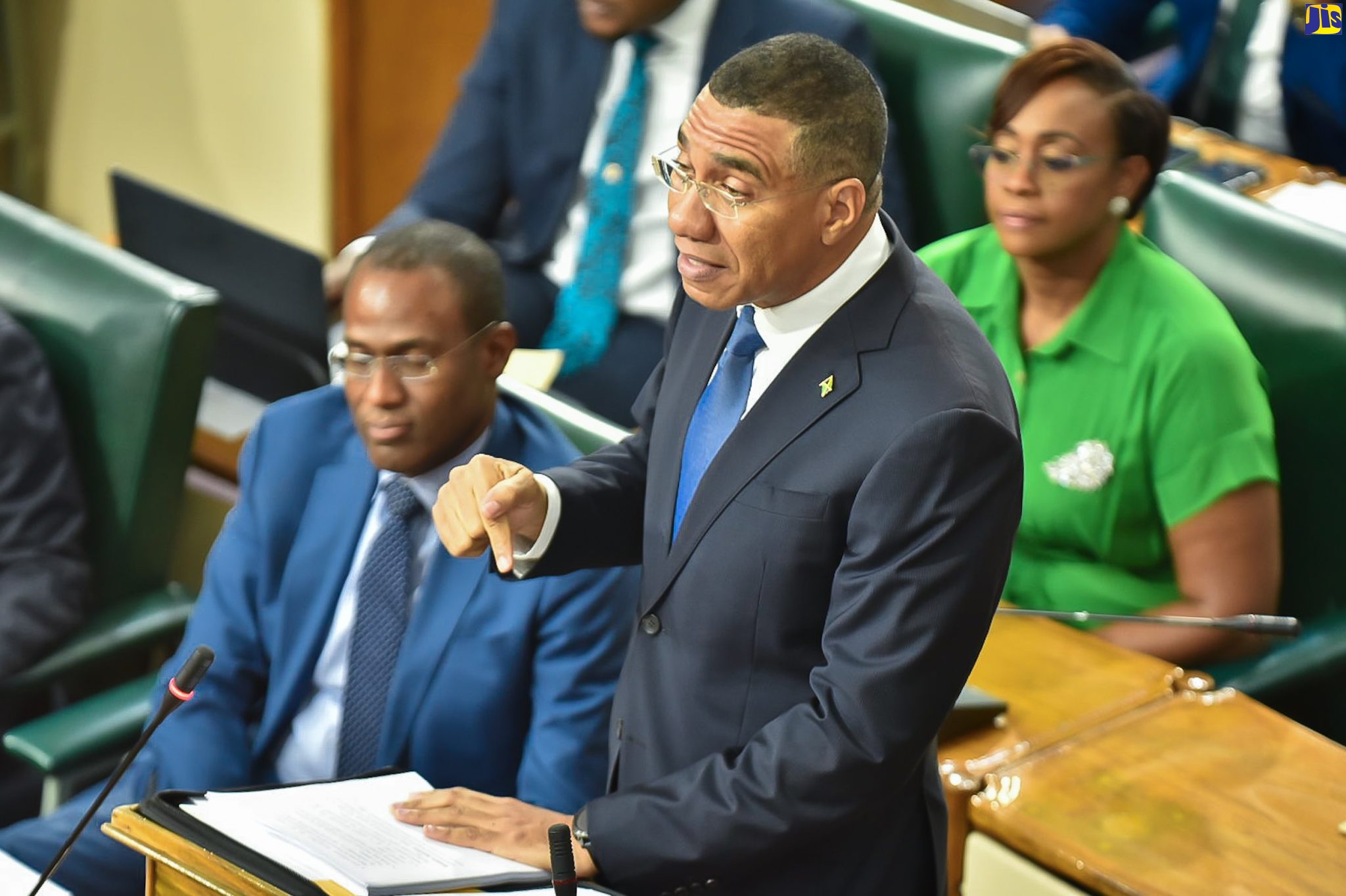 The Prime Minister, the Most Hon. Andrew Holness, making his contribution to the 2023/2024 Budget Debate in the House of Representatives on Thursday (March 16).