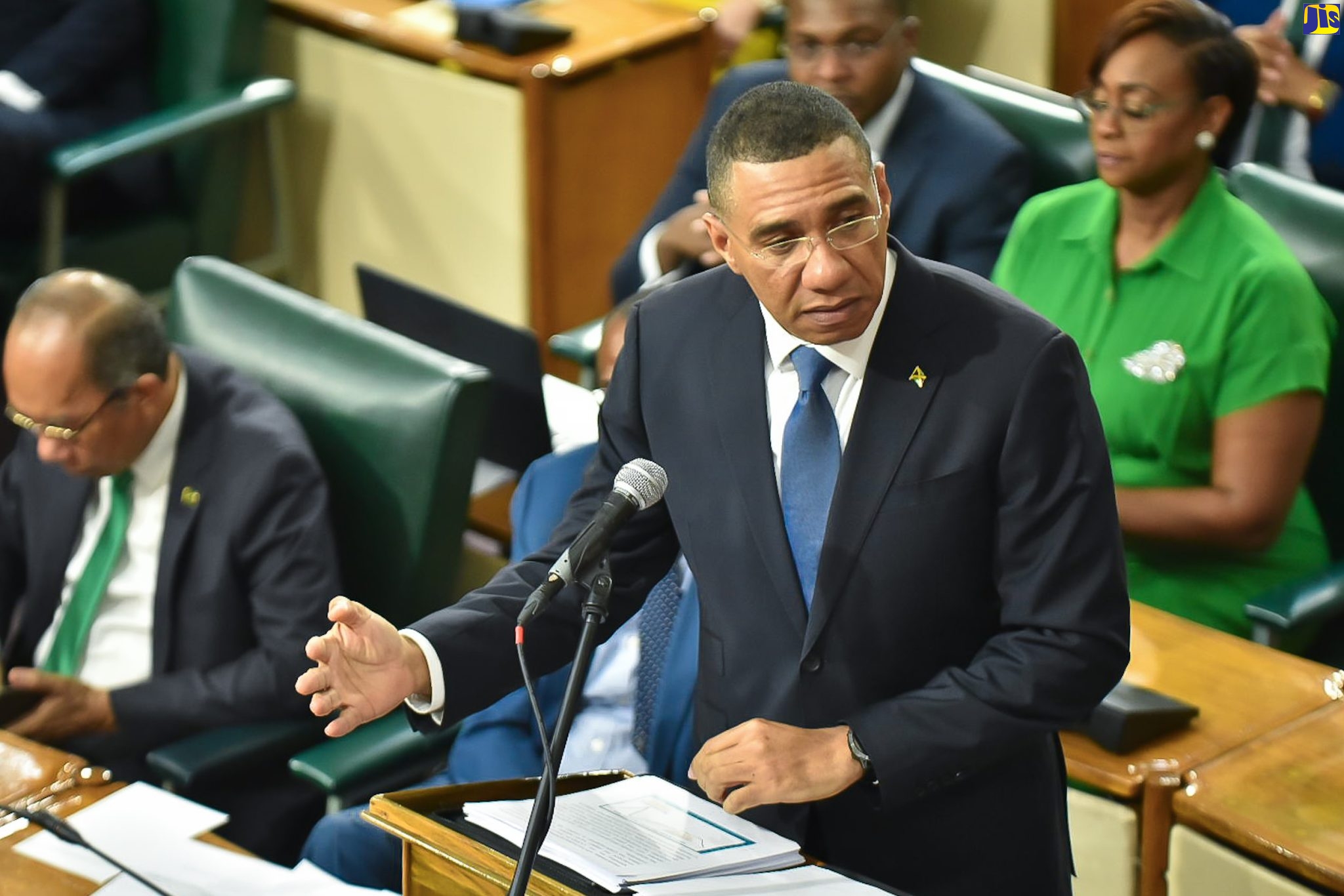 Prime Minister, the Most Hon. Andrew Holness, makes his contribution to the 2023/24 Budget Debate in the House of Representatives, on Thursday (March 16).