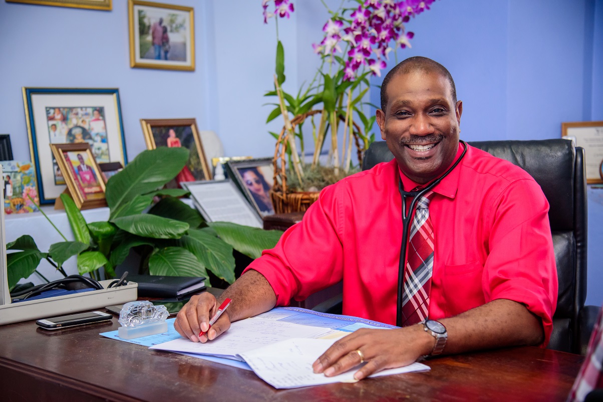 Consultant Internist and Nephrologist at the Cornwall Regional Hospital, in St James, Dr. Curtis Yeates.