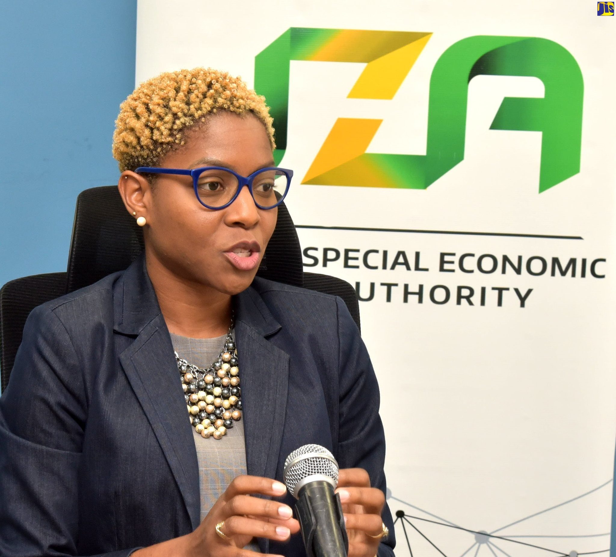 Interim Chief Executive Officer, Jamaica Special Economic Zone Authority (JSEZA), Kelli-Dawn Hamilton.