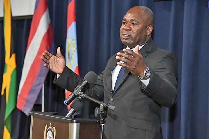 Minister of State in the Ministry of National Security, Zavia Mayne.