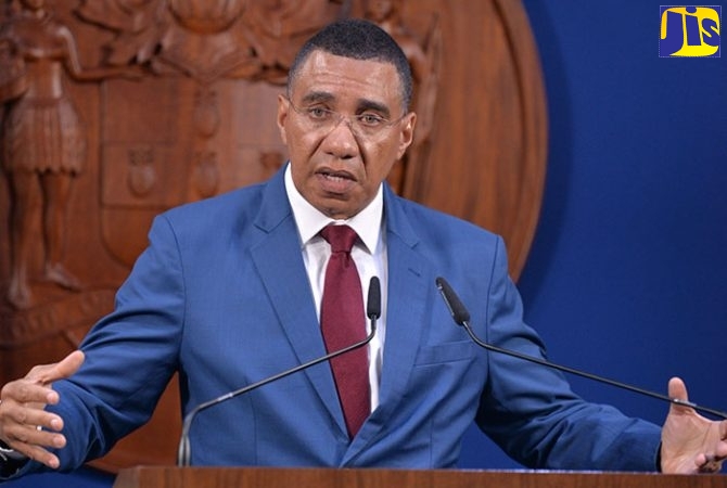 Prime Minister, the Most Hon. Andrew Holness. 