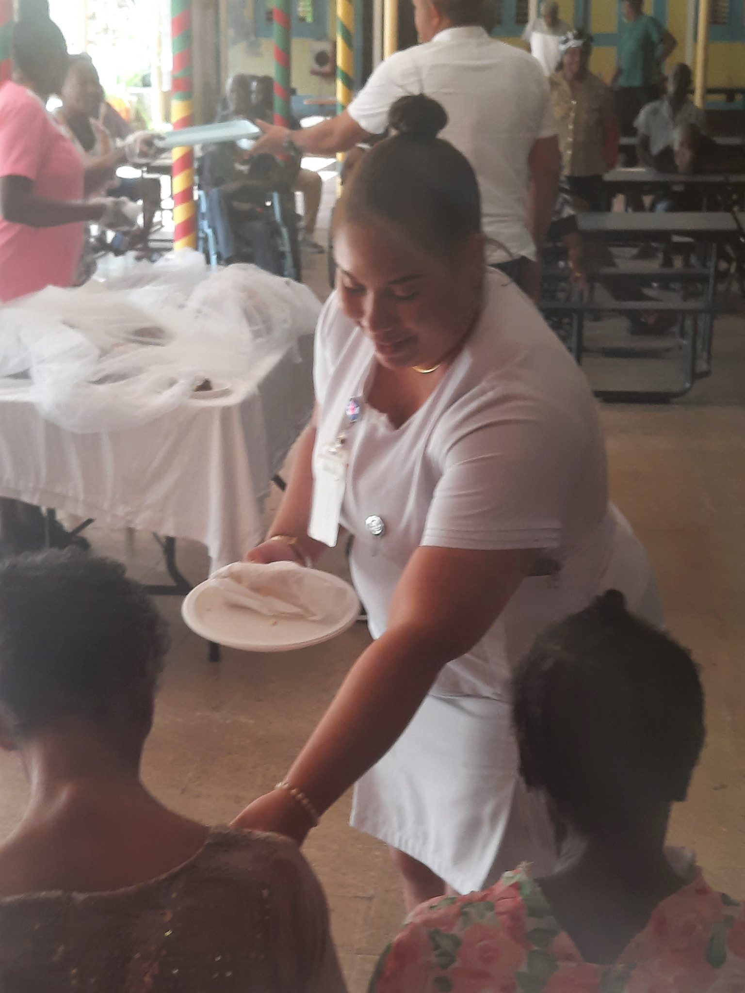 Residents of St. Catherine Infirmary Receive Special Treat