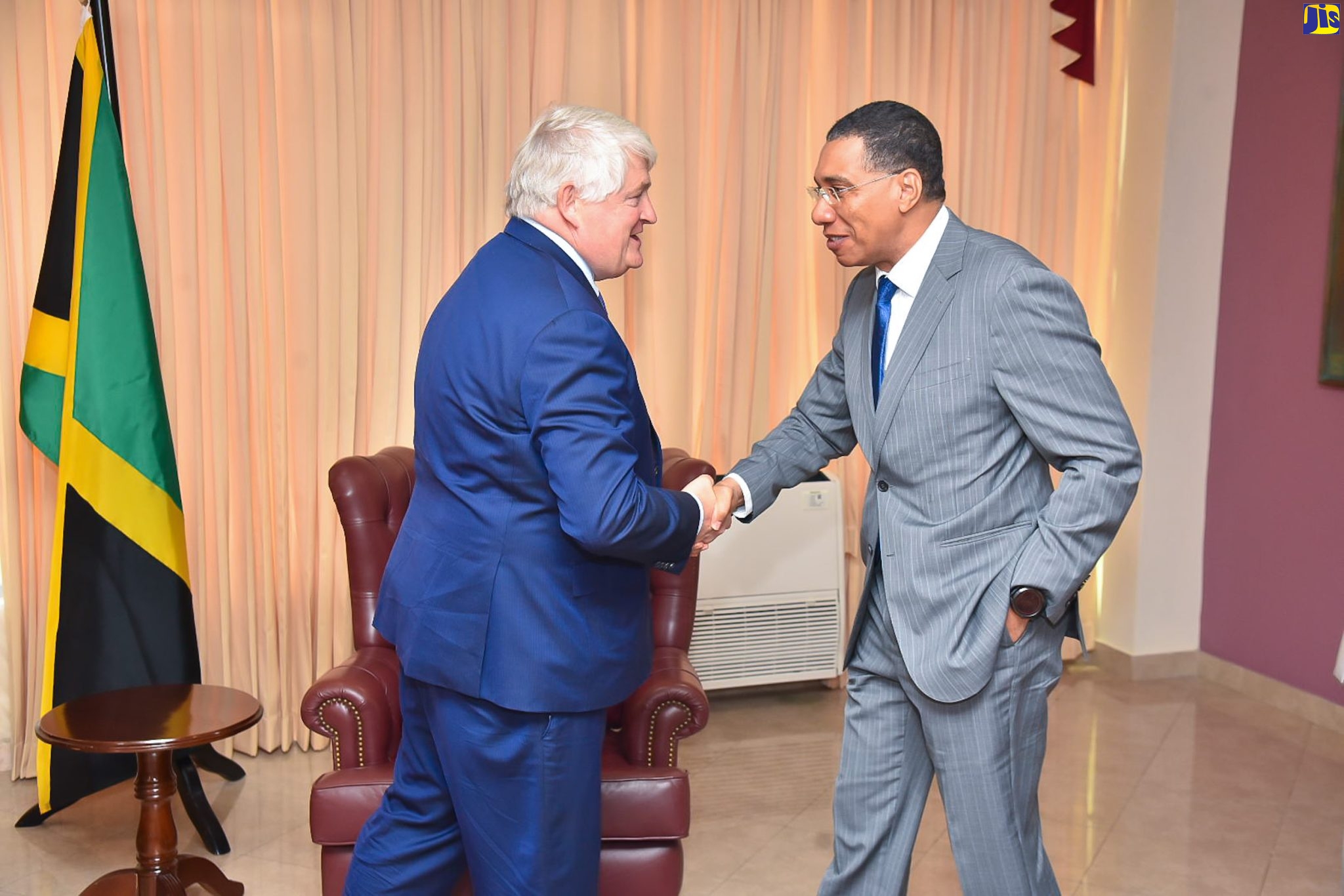 PHOTOS: PM Meets with Digicel Group Chairman