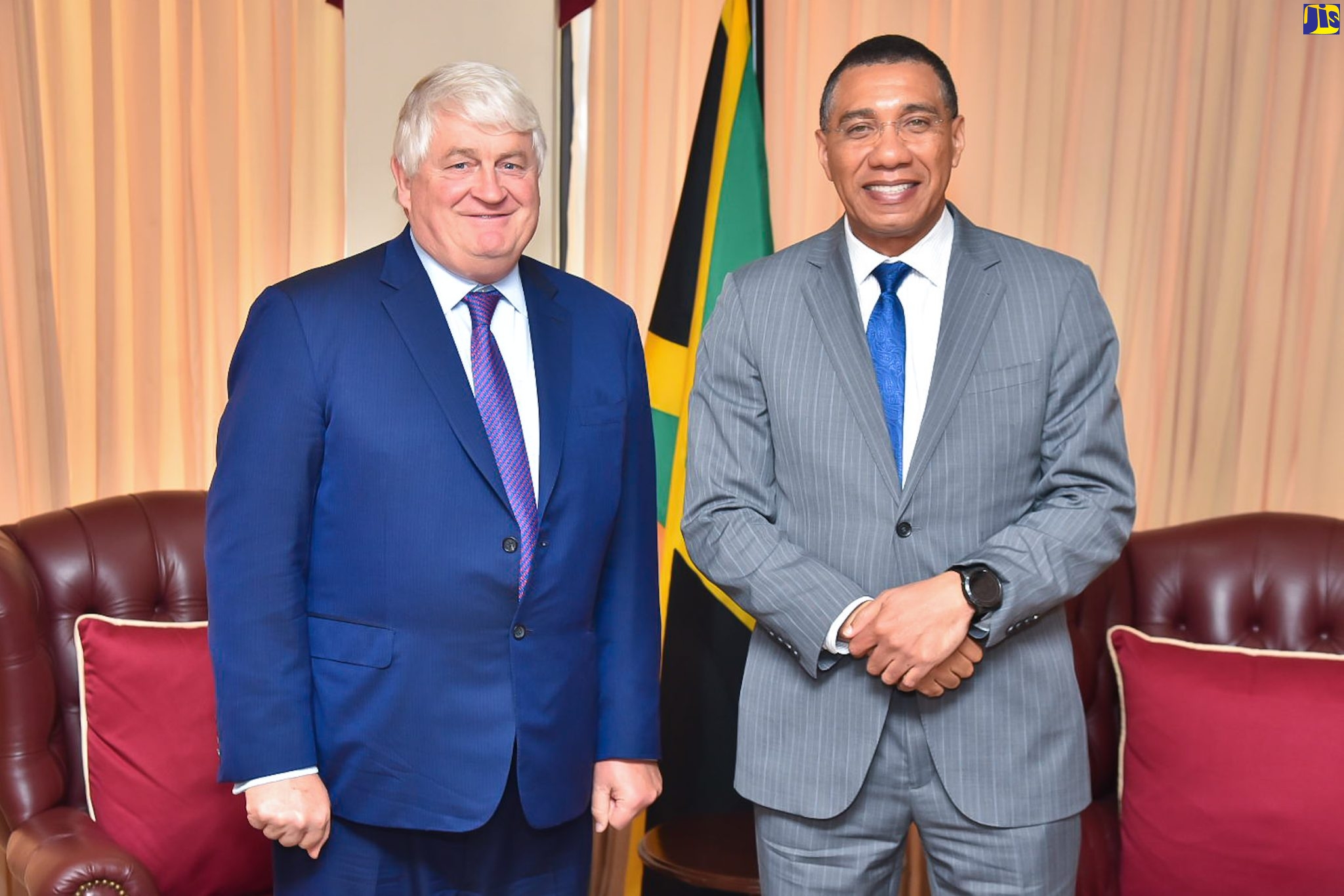 PHOTOS: PM Meets with Digicel Group Chairman