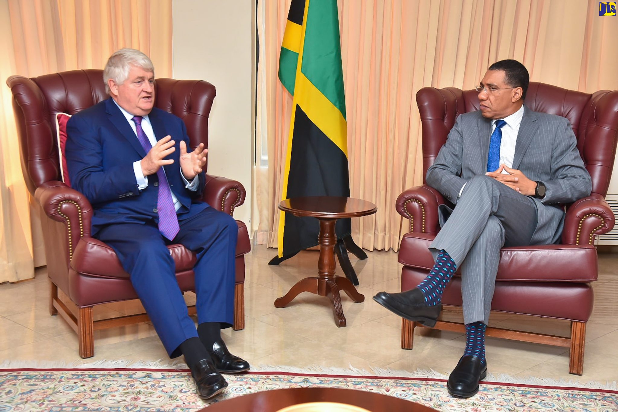 PHOTOS: PM Meets with Digicel Group Chairman