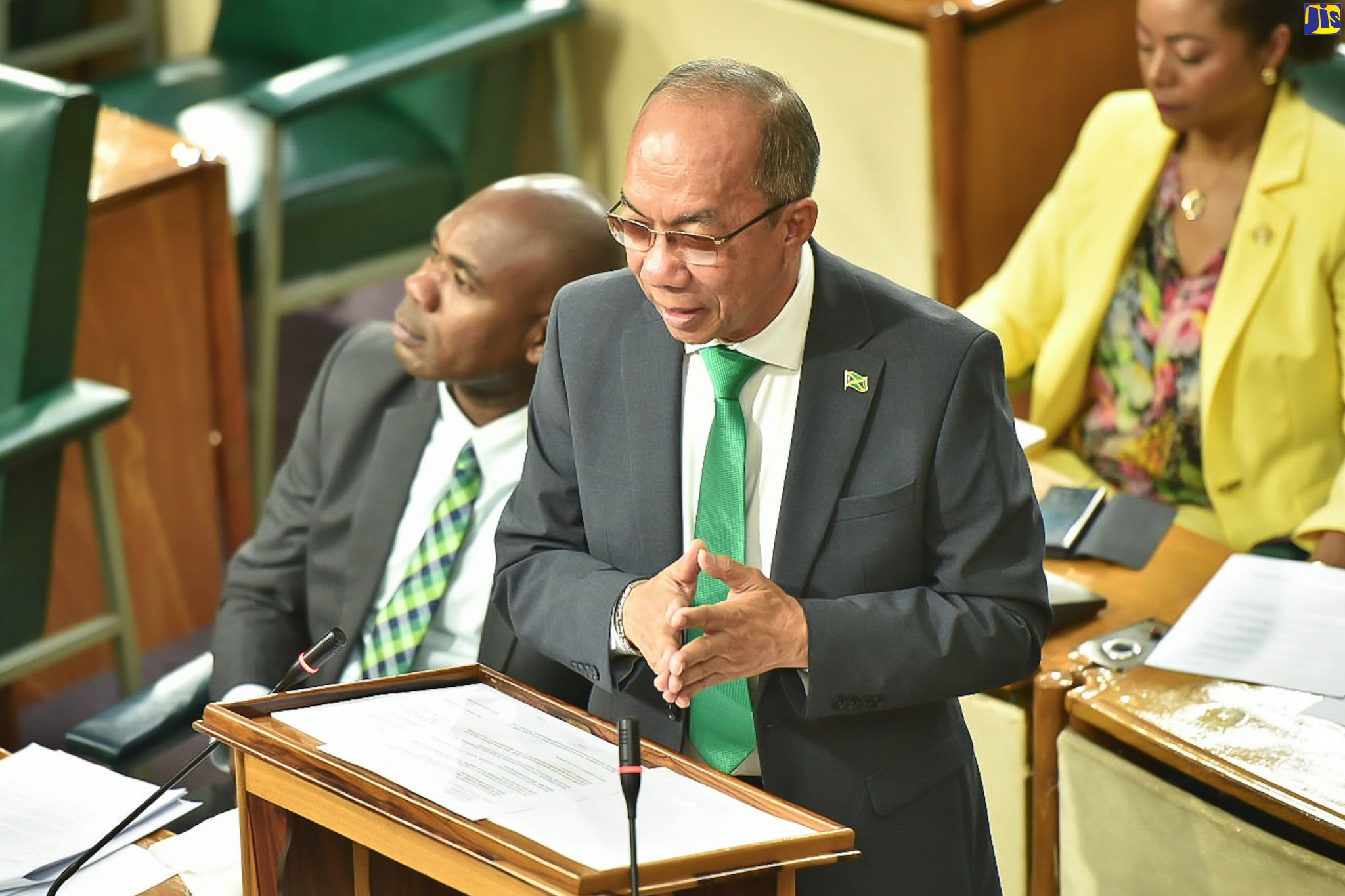 Minister of National Security, Hon. Dr. Horace Chang, makes his contribution to the 2023/24 Sectoral Debate in the House of Representatives, on Tuesday (April 25).