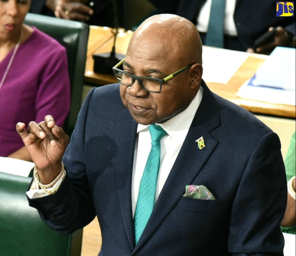 Minister of Tourism, Hon. Edmund Bartlett, opens the 2023/24 Sectoral Debate in the House of Representatives on Tuesday (April 18).