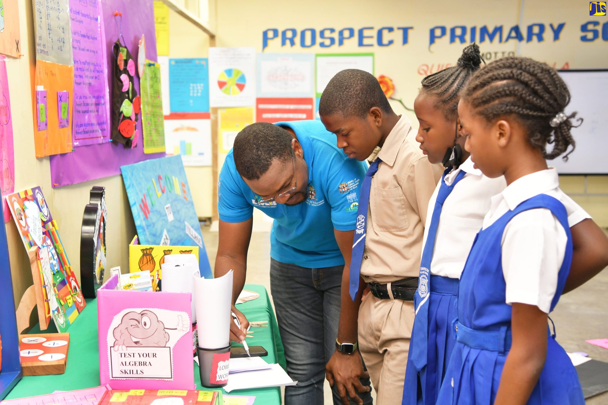 PHOTOS: Minister Morgan Attends Mathematics Exposition at Prospect Primary School