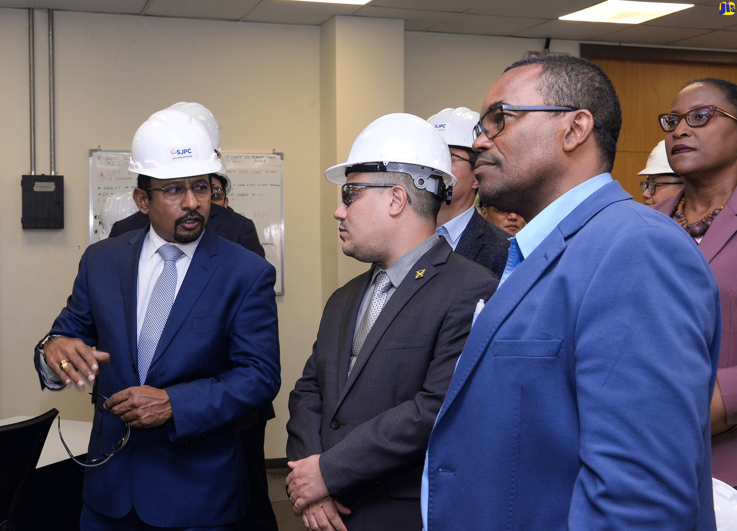 PHOTOS: Senator Samuda Tours South Jamaica Power Company