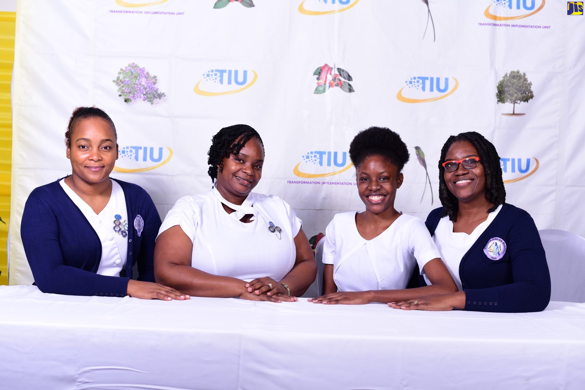 The Victoria Jubilee Hospital team at the launch of the Public Sector Debate Competition in March. The Hospital will compete against the Ministry of Finance and Public Service in the May 18 semi-finals,  to secure a spot in the final, scheduled for June 7.