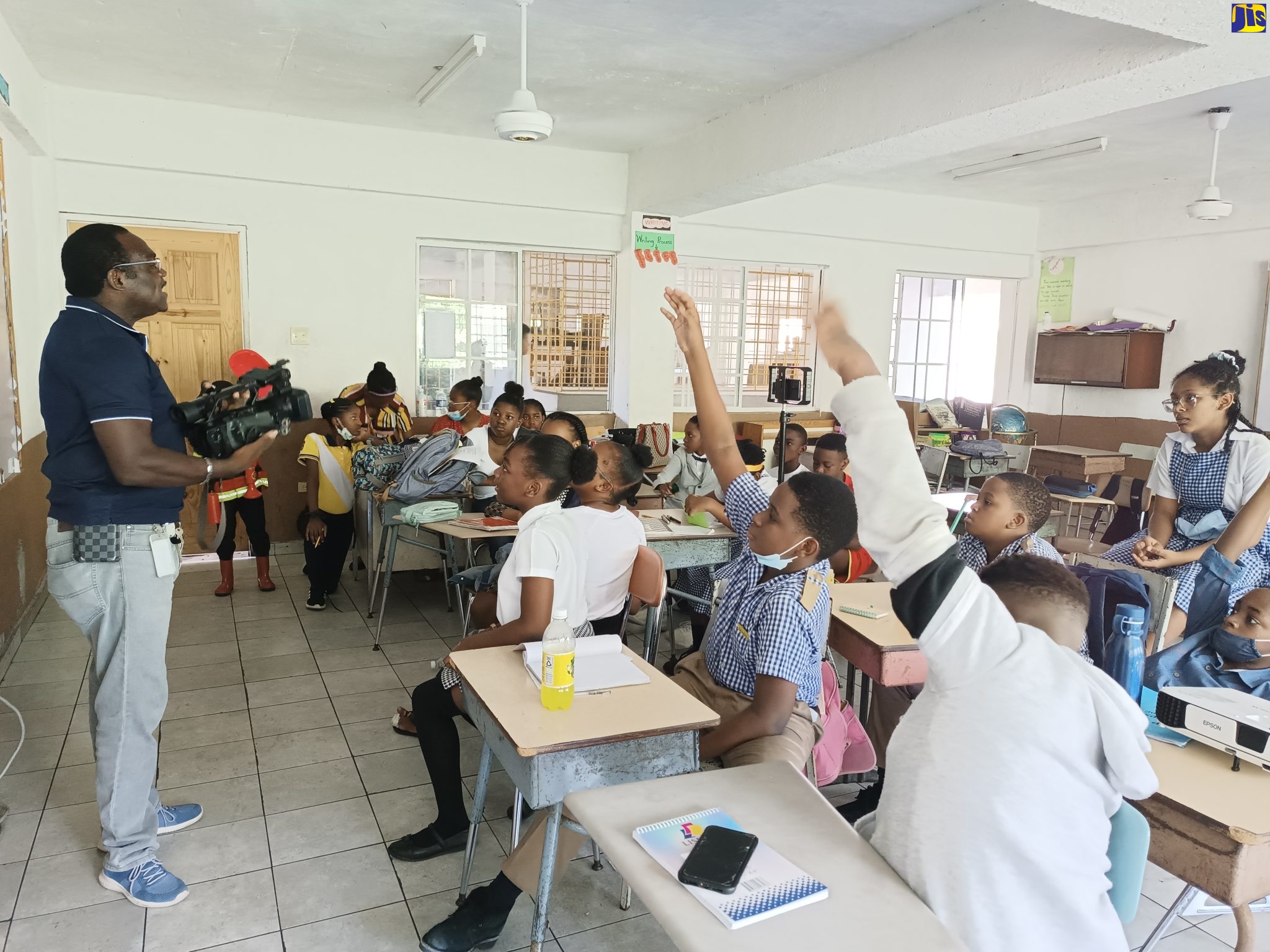 PHOTOS: JIS Regional Office Team Members Participate in Career Day Activities at Hosanna Preparatory School in St. James