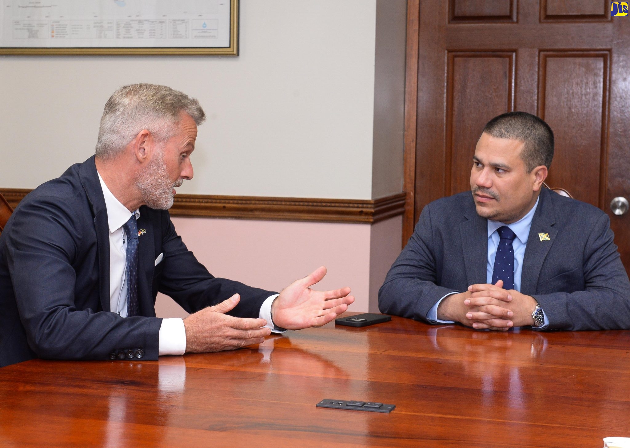 PHOTOS: German Ambassador Calls on Senator Samuda