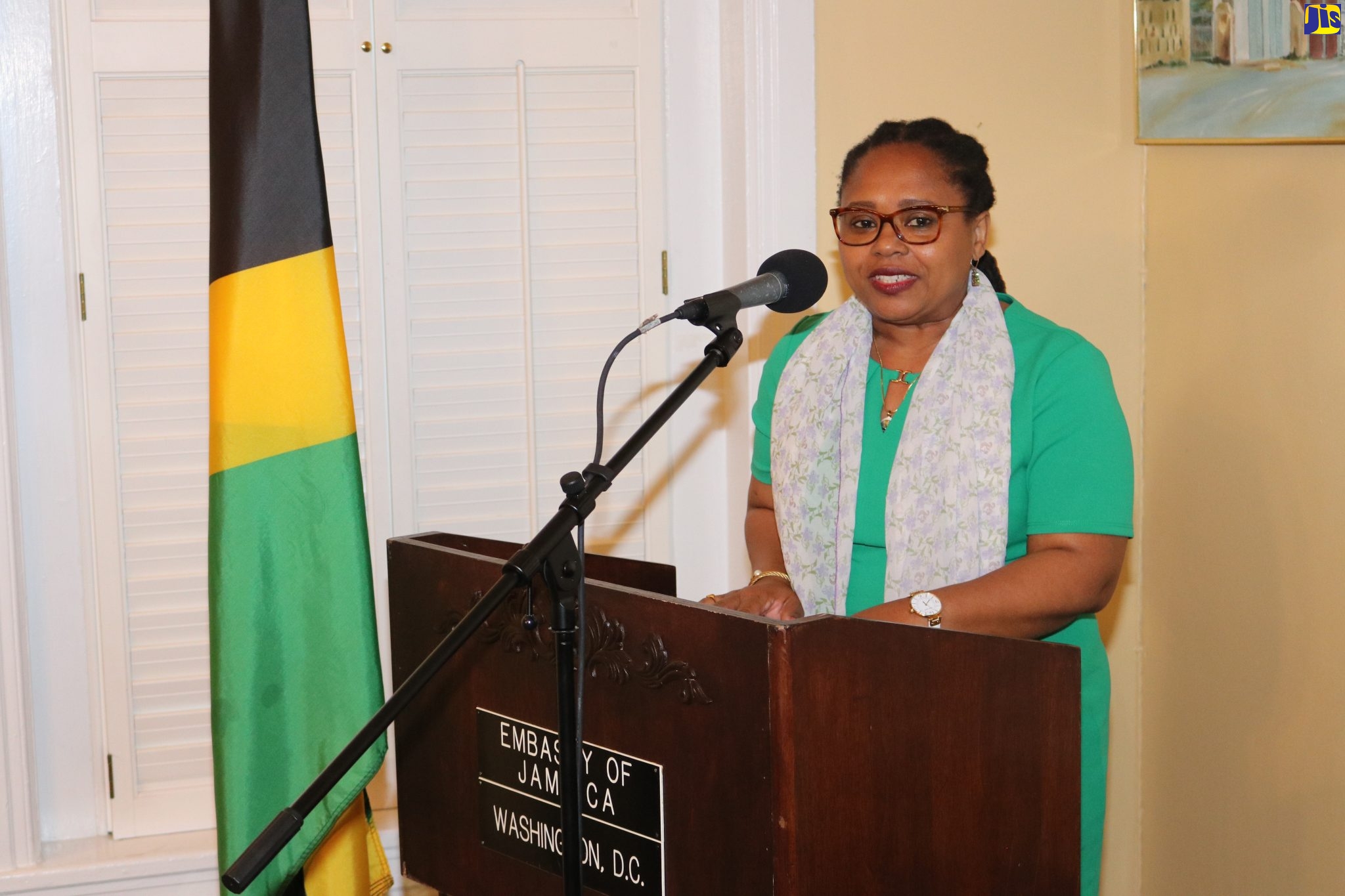 Jamaica’s Deputy Chief of Mission at the Jamaican Embassy in Washington, D.C., Nicola Barker-Murphy.