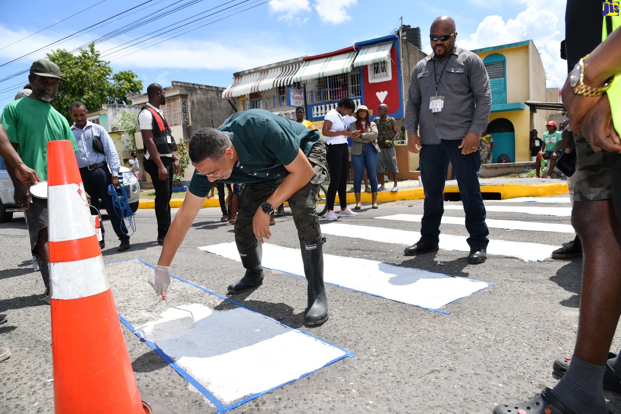 Olympic Gardens Health Centre’s Waiting Area Paved for Labour Day