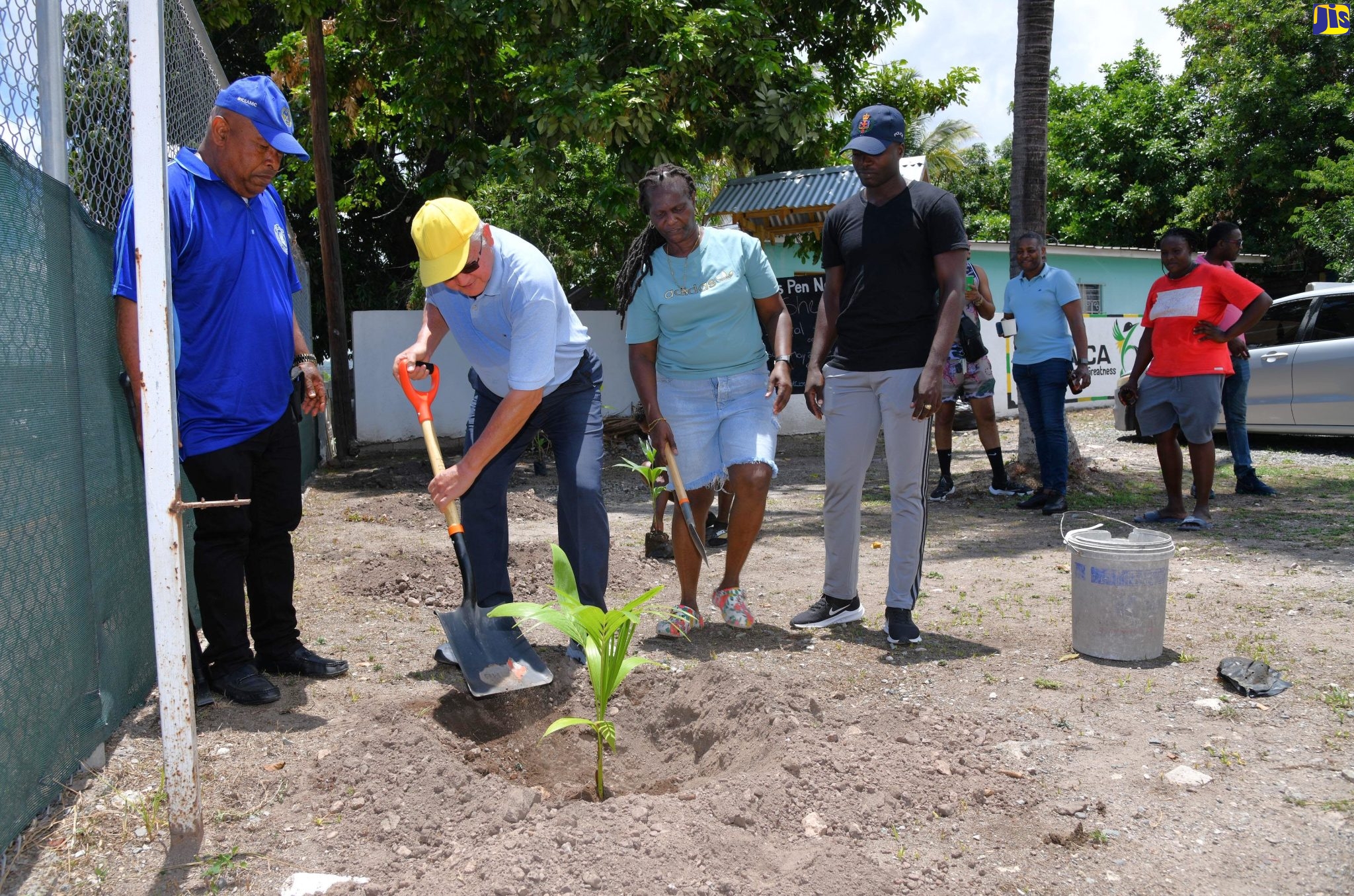 PHOTOS: Minister Chuck Labours at Grant’s Pen Peace Park
