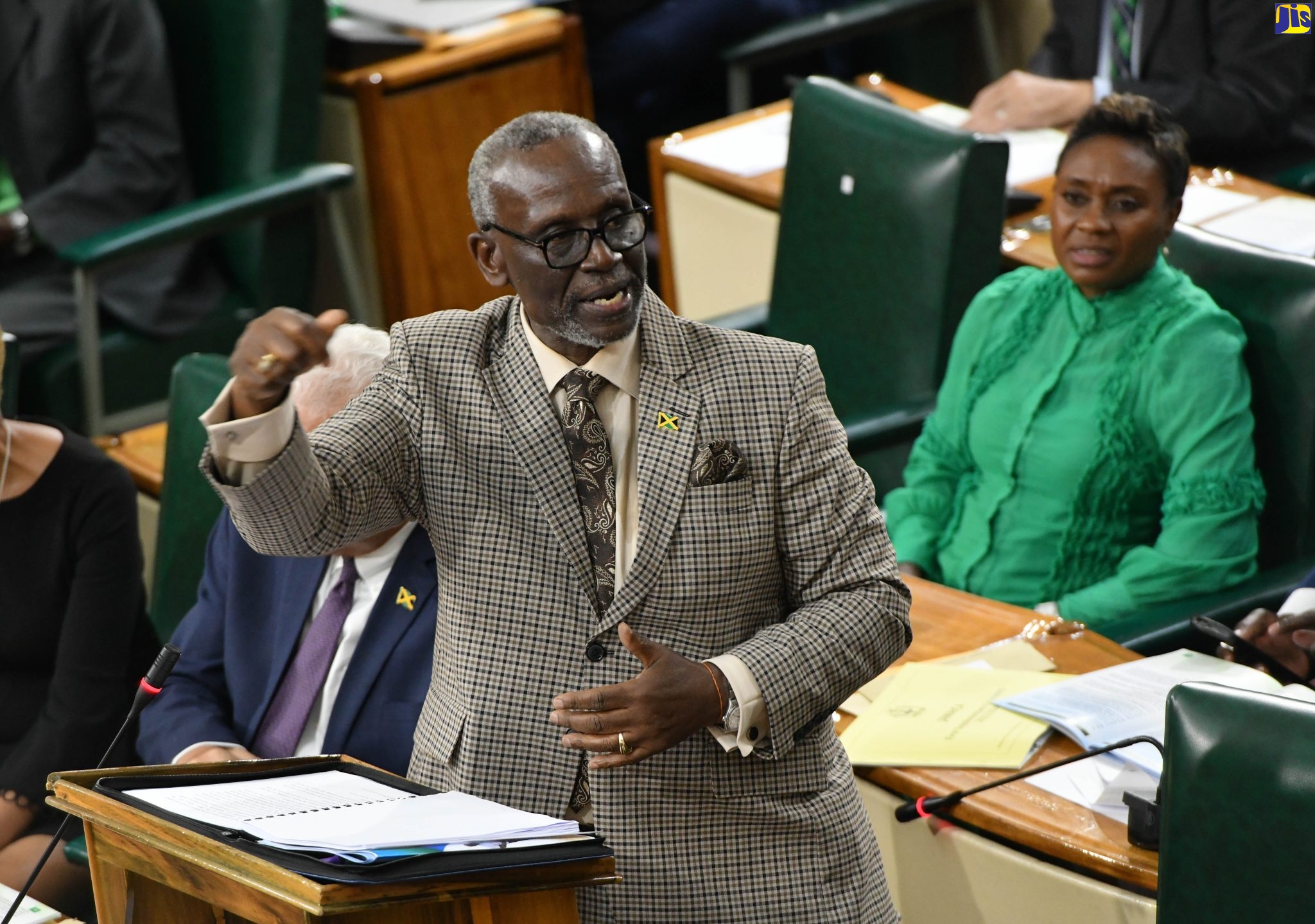 Minister of Local Government and Community Development, Hon. Desmond McKenzie, makes his contribution to the 2023/24 Sectoral Debate on Tuesday (May 30) in the House of Representatives.