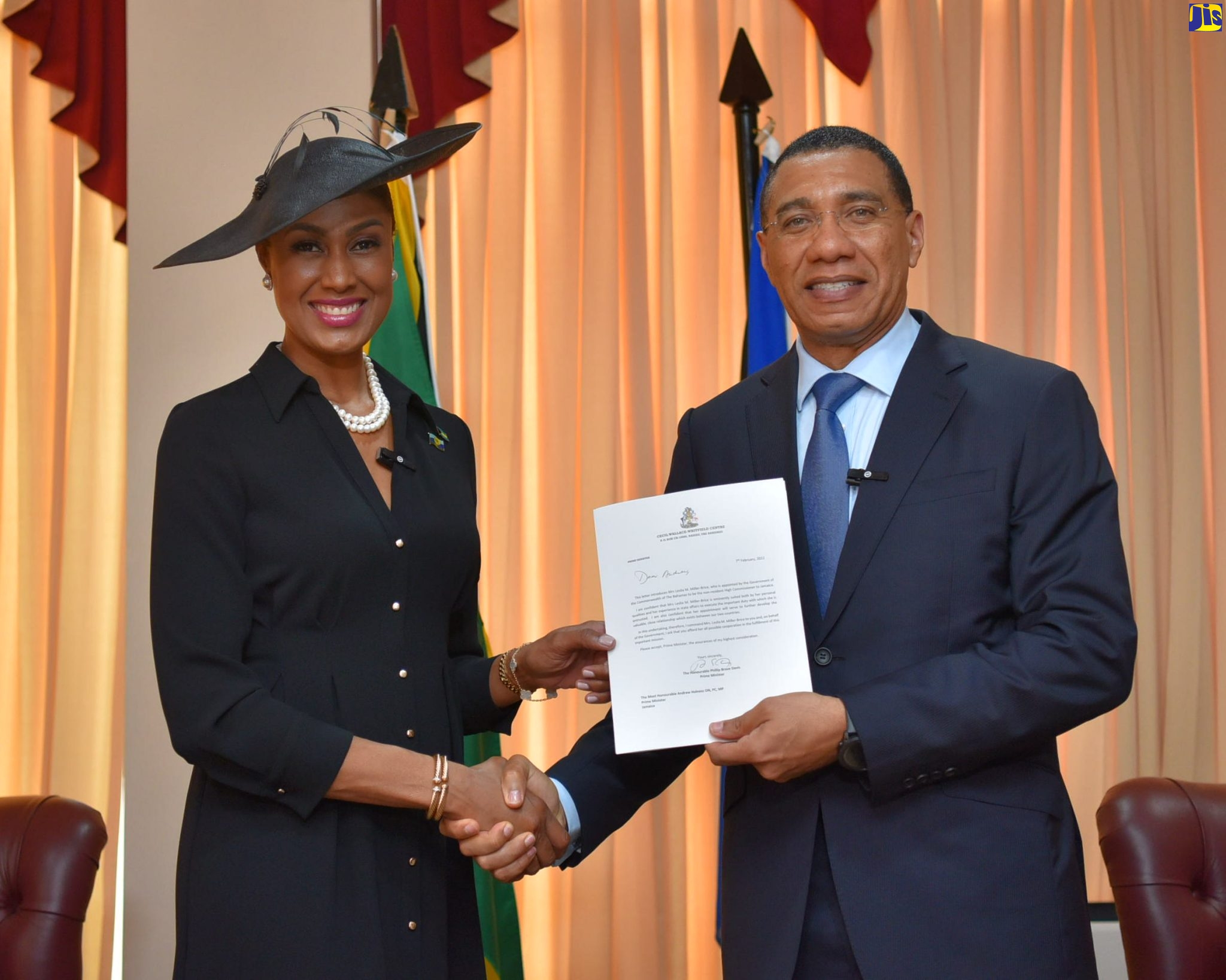 PHOTOS: PM Receives Letters of Credence from High Commissioner-Designate of The Bahamas