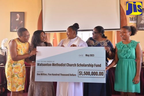 PHOTOS: Permanent Secretary Launches Watsonton Methodist Church Scholarship  Fund – Jamaica Information Service