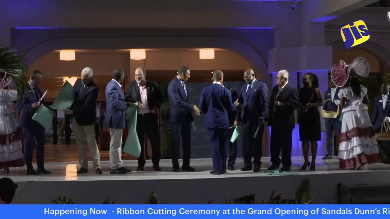JISTV | Keynote Speech at the Grand Opening of Sandals Dunns River, Ocho Rios, Jamaica