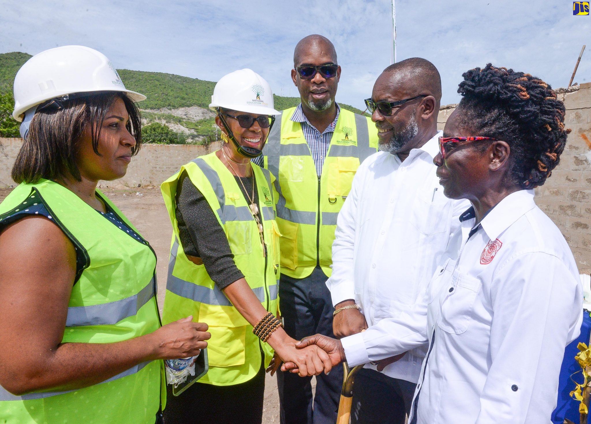 Ground Broken for New Classroom Block at Bridgeport High School