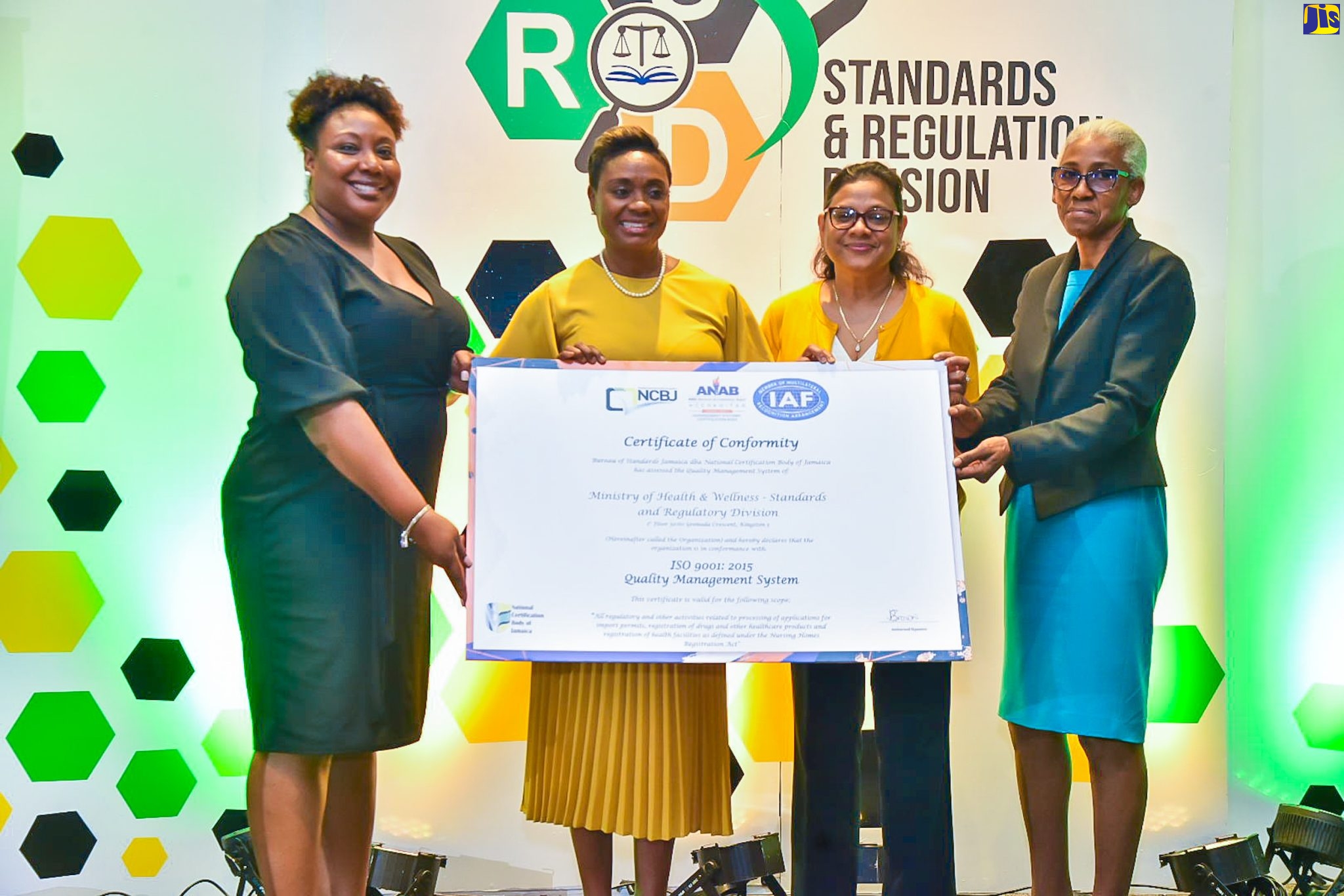 PHOTOS: Ministry of Health’s Standards and Regulations Division ISO Certified