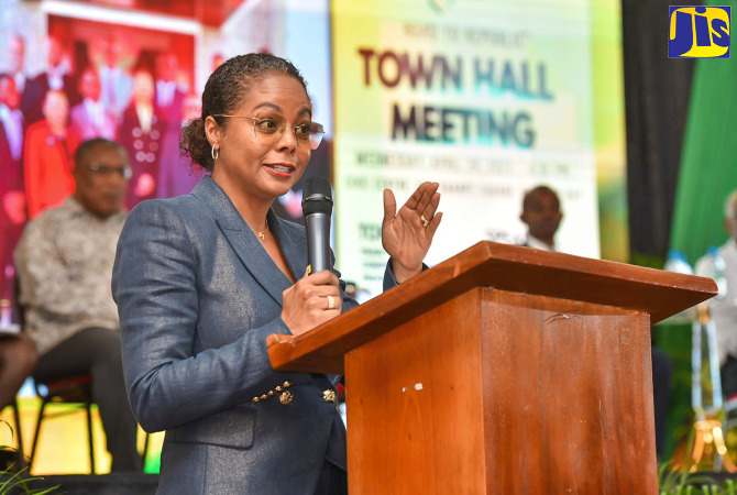 Minister of Legal and Constitutional Affairs, Hon. Marlene Malahoo Forte.